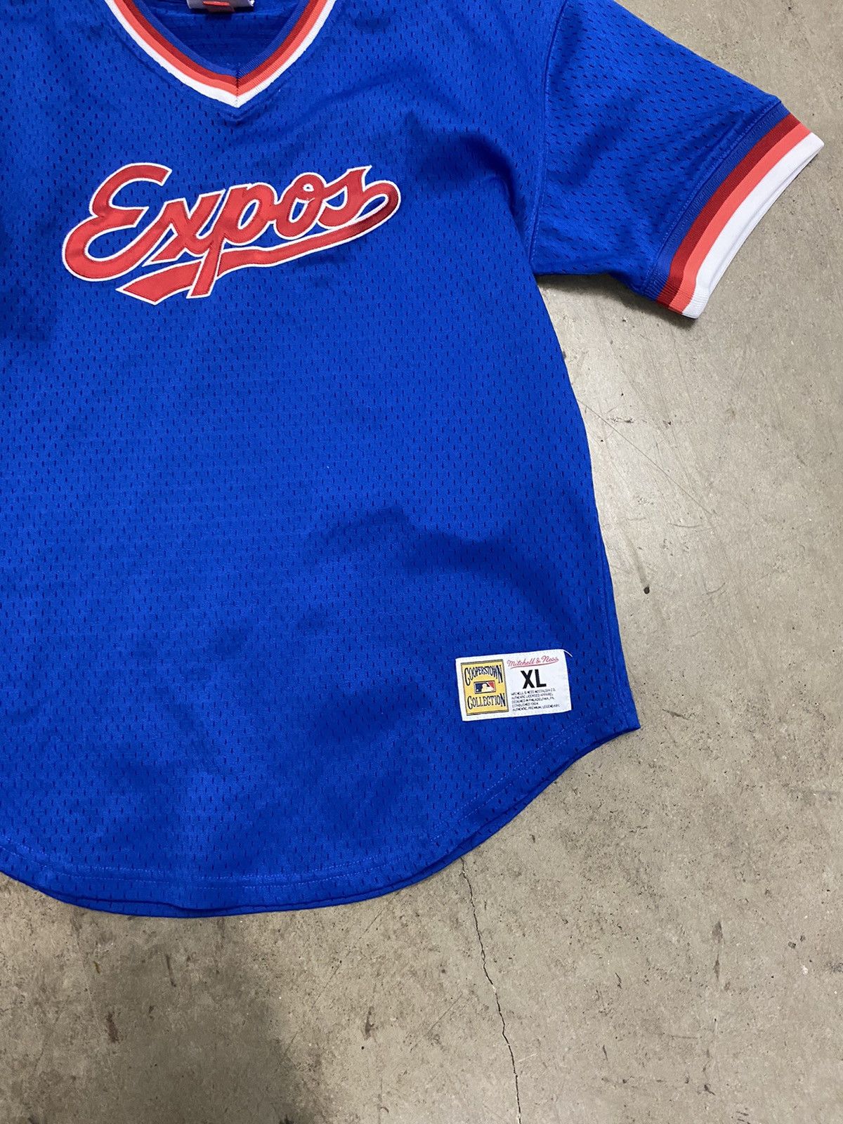 Vintage Mitchell and Ness Expos Jersey Nationals Kids XL Mens Small Size US S / EU 44-46 / 1 - 2 Preview