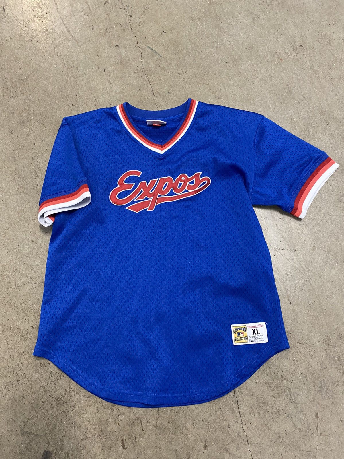 Vintage Mitchell and Ness Expos Jersey Nationals Kids XL Mens Small Size US S / EU 44-46 / 1 - 1 Preview