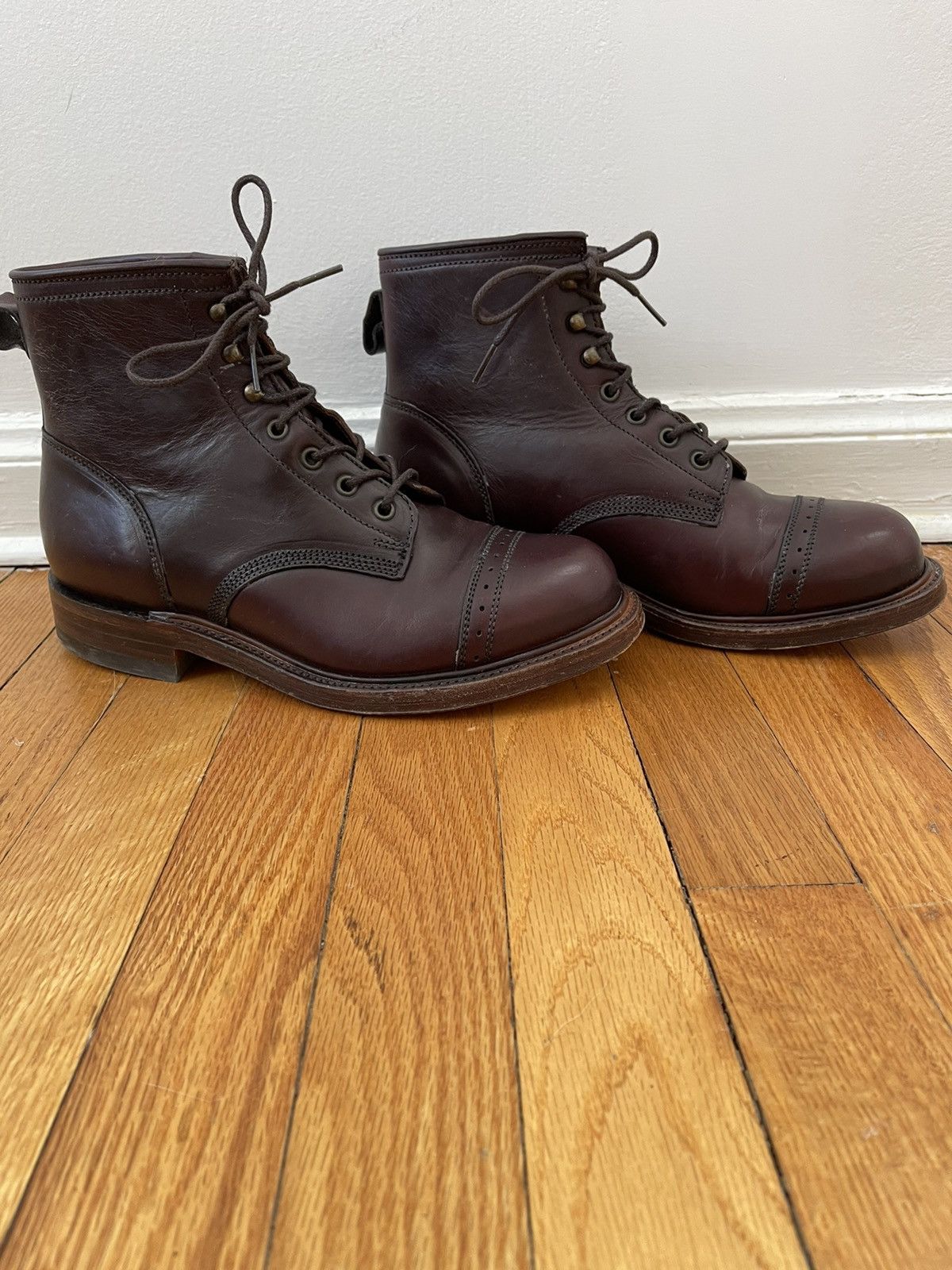 RRL Ralph Lauren RRL Ralph Lauren Bowery Boots lace up size 9.5 | Grailed