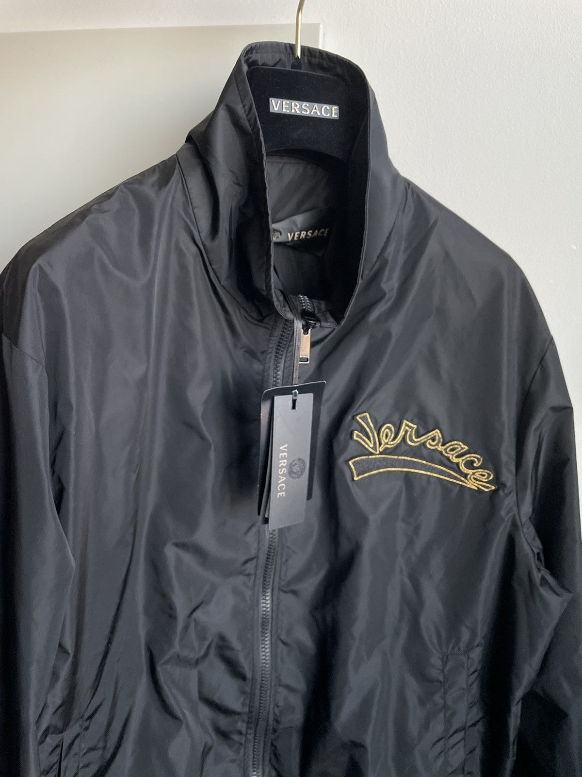 Versace Super Runway $2,400 Versace Track Jacket Brand New w tags Size US L / EU 52-54 / 3 - 1 Thumbnail