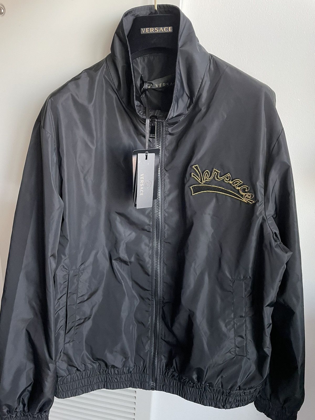 Versace Super Runway $2,400 Versace Track Jacket Brand New w tags Size US L / EU 52-54 / 3 - 17 Thumbnail