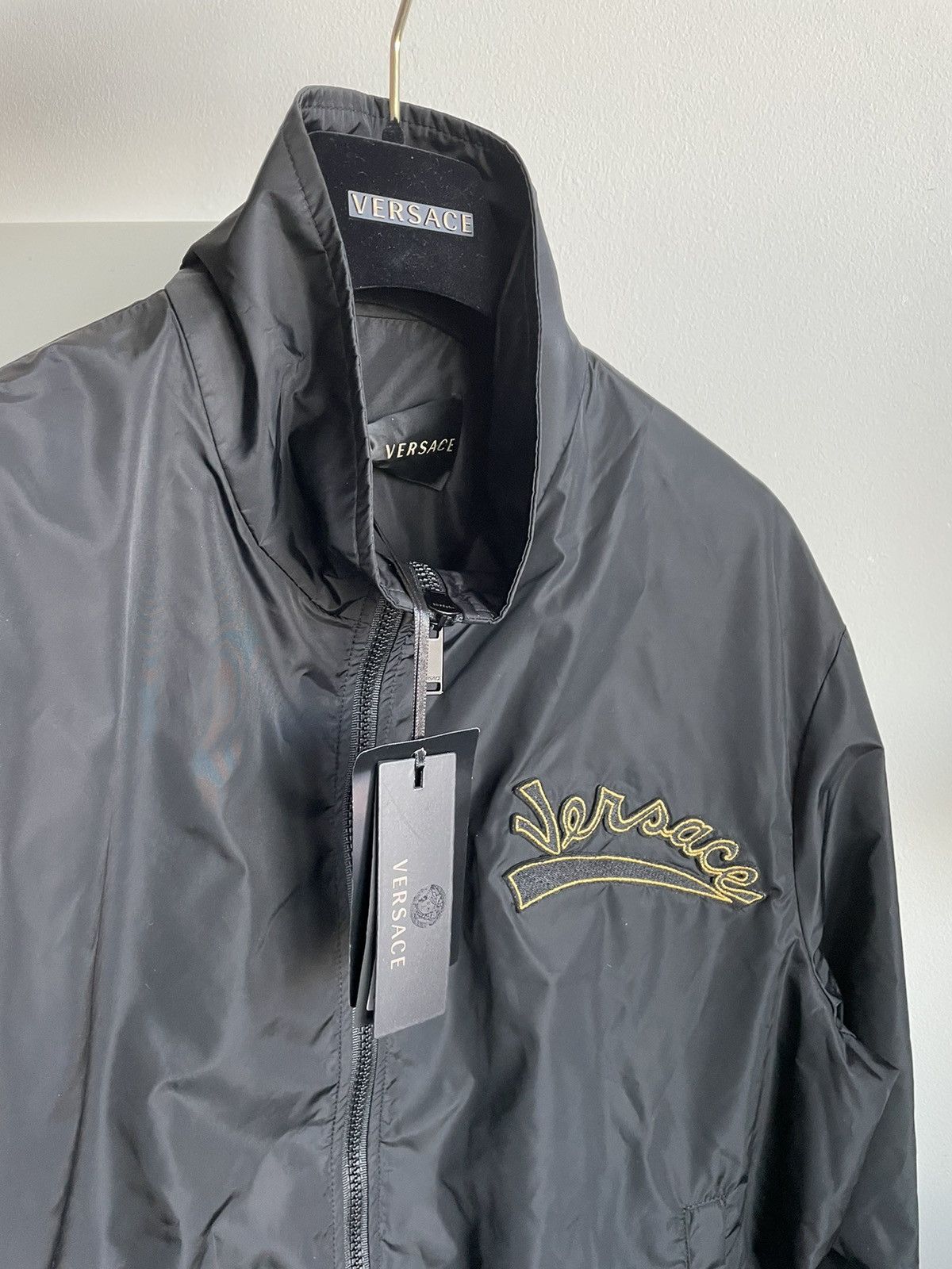 Versace Super Runway $2,400 Versace Track Jacket Brand New w tags Size US L / EU 52-54 / 3 - 18 Thumbnail