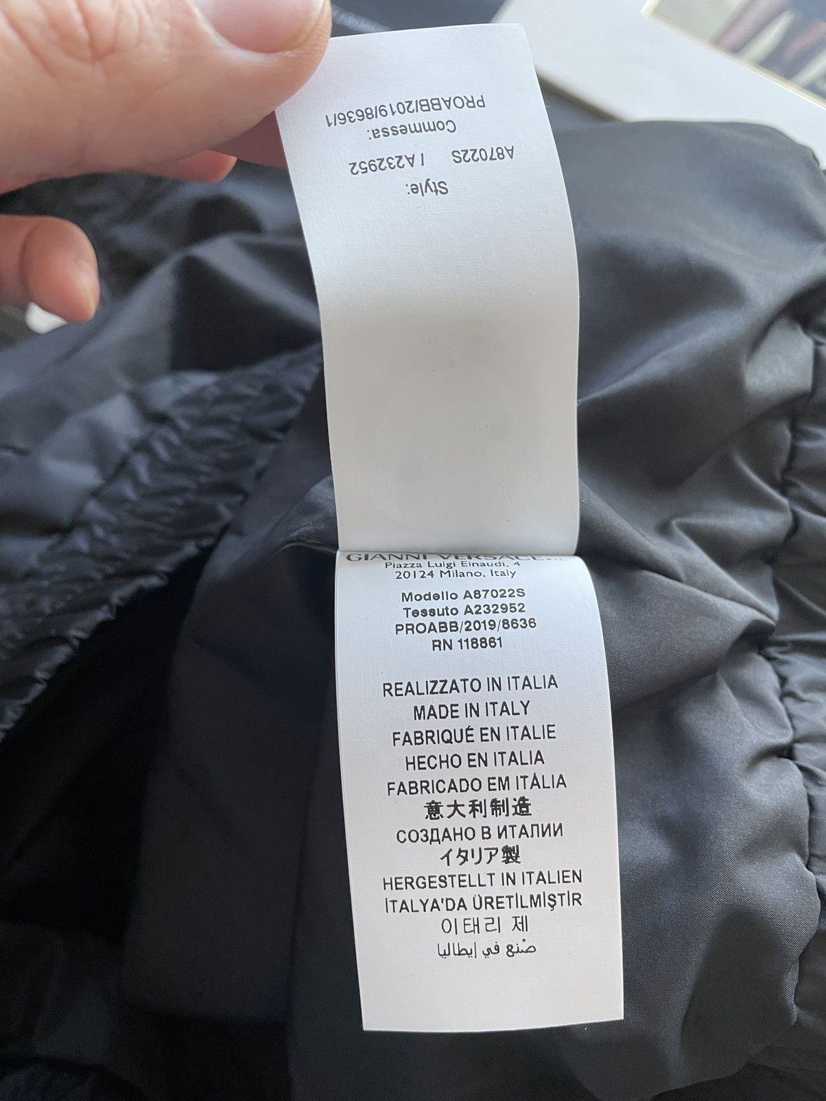 Versace Super Runway $2,400 Versace Track Jacket Brand New w tags Size US L / EU 52-54 / 3 - 13 Thumbnail