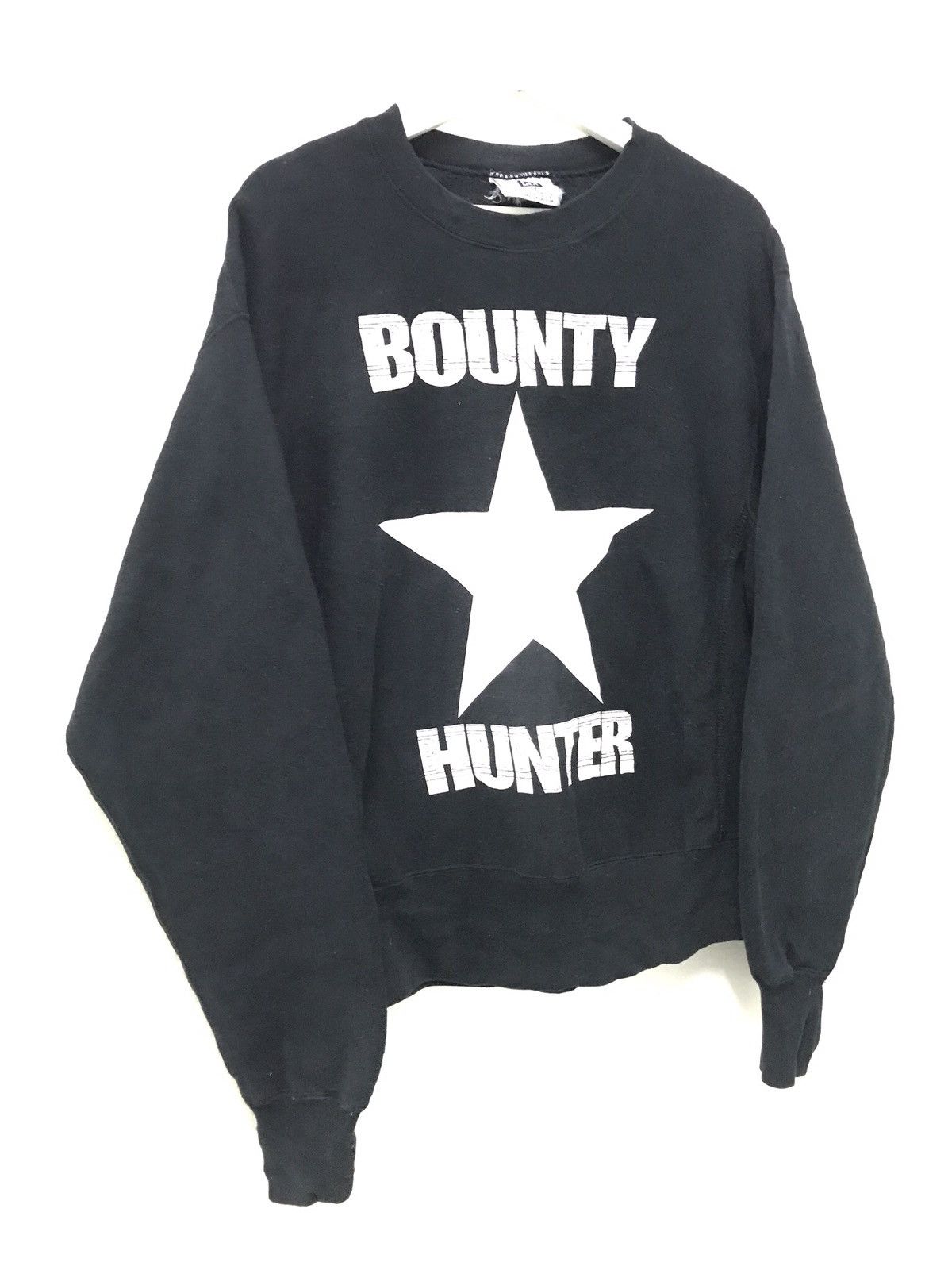 Bounty Hunter × Vintage 🔥90s BOUNTY HUNTER HIKARU IWANAGA STAR LOGO SWEATSHIRT Size US M / EU 48-50 / 2 - 3 Thumbnail