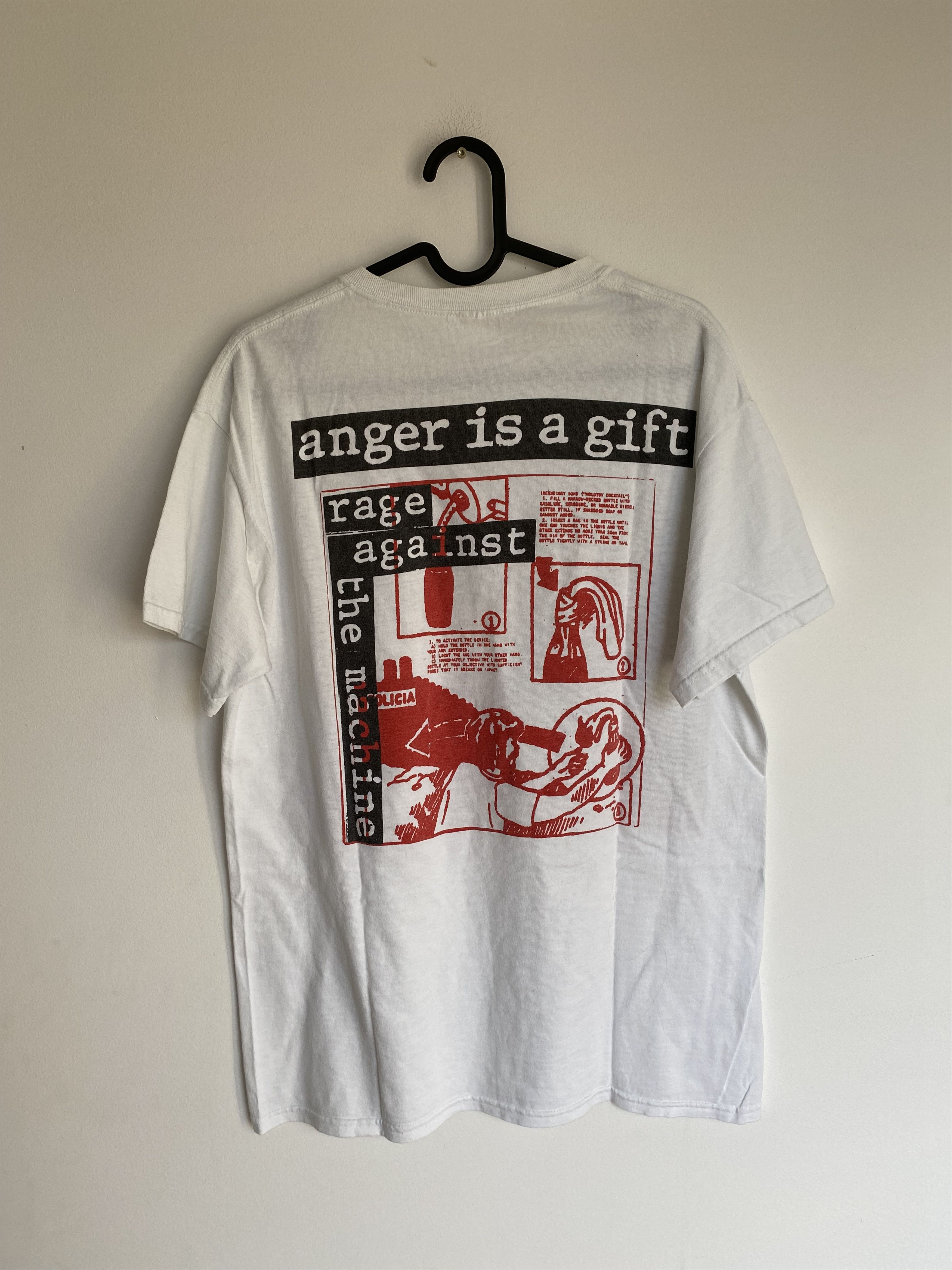 Band Tees × Vintage Rage Against The Machine 00s Vintage Band Tour Rock Metal Size US M / EU 48-50 / 2 - 8 Thumbnail