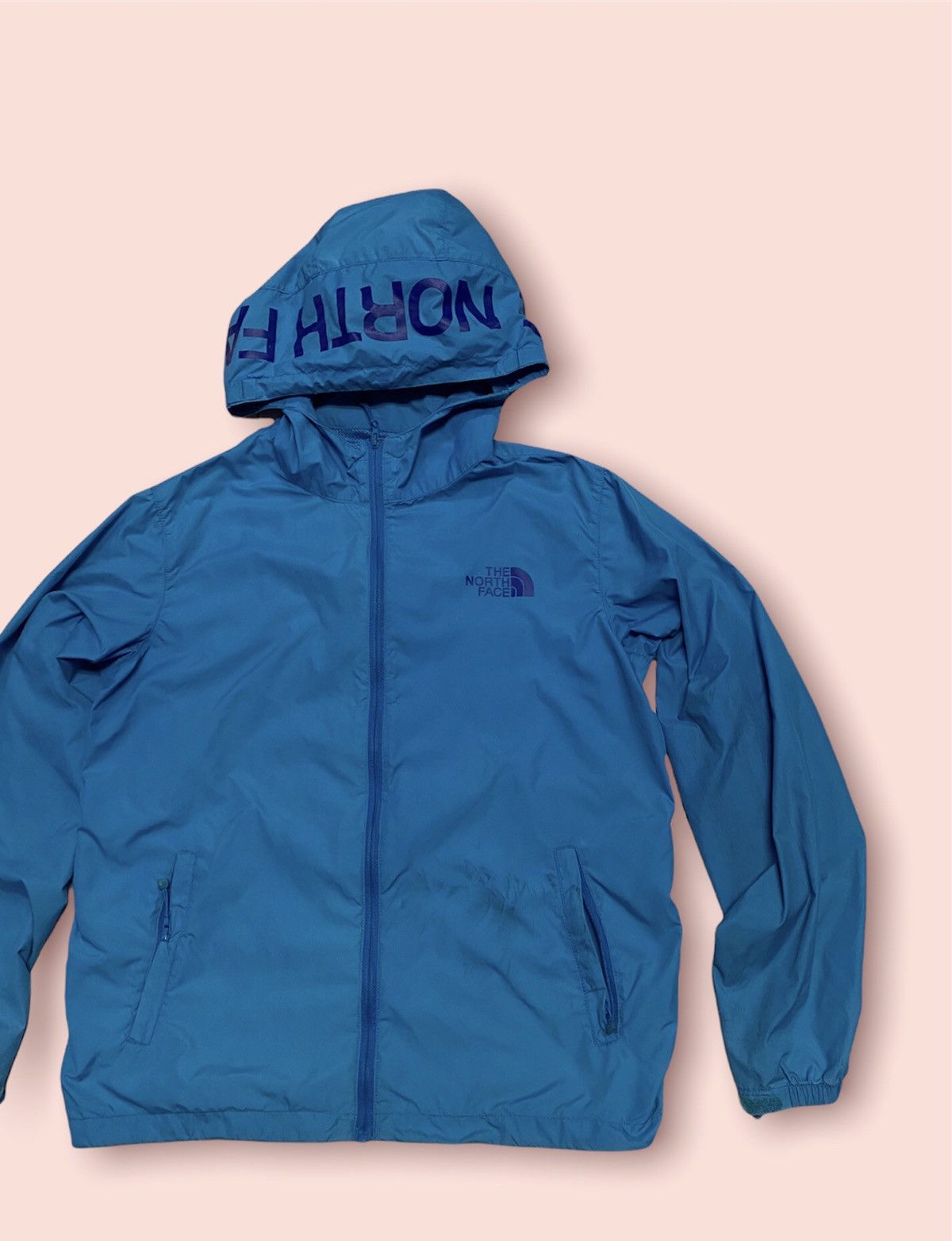 The North Face Light Windbreaker Blue Coral