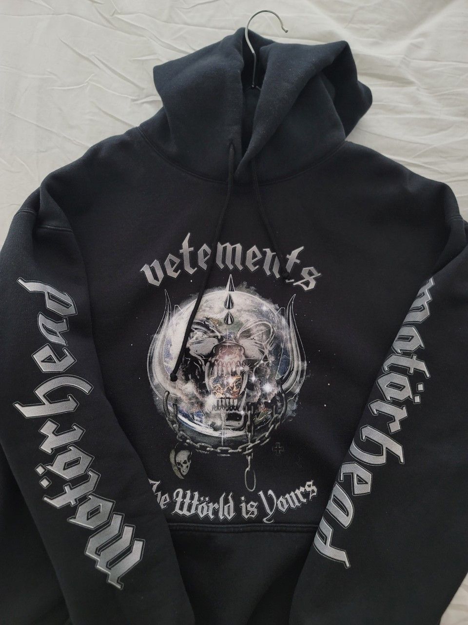Vetements Vetements world is yours motor head hoodie | Grailed