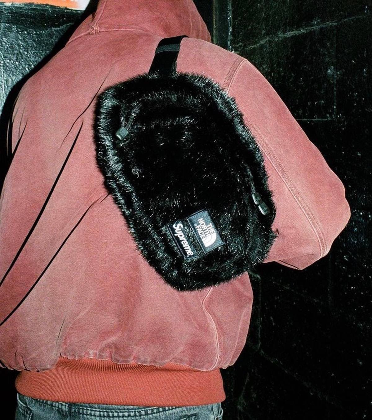 Supreme Supreme/The North Face Faux Fur Waist Bag | Grailed