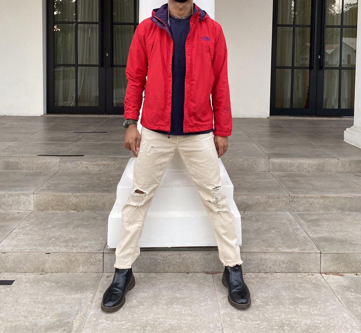 The North Face The North Face Hyvent Windbreaker Jacket with Red Color 🔥 Size US M / EU 48-50 / 2 - 2 Thumbnail