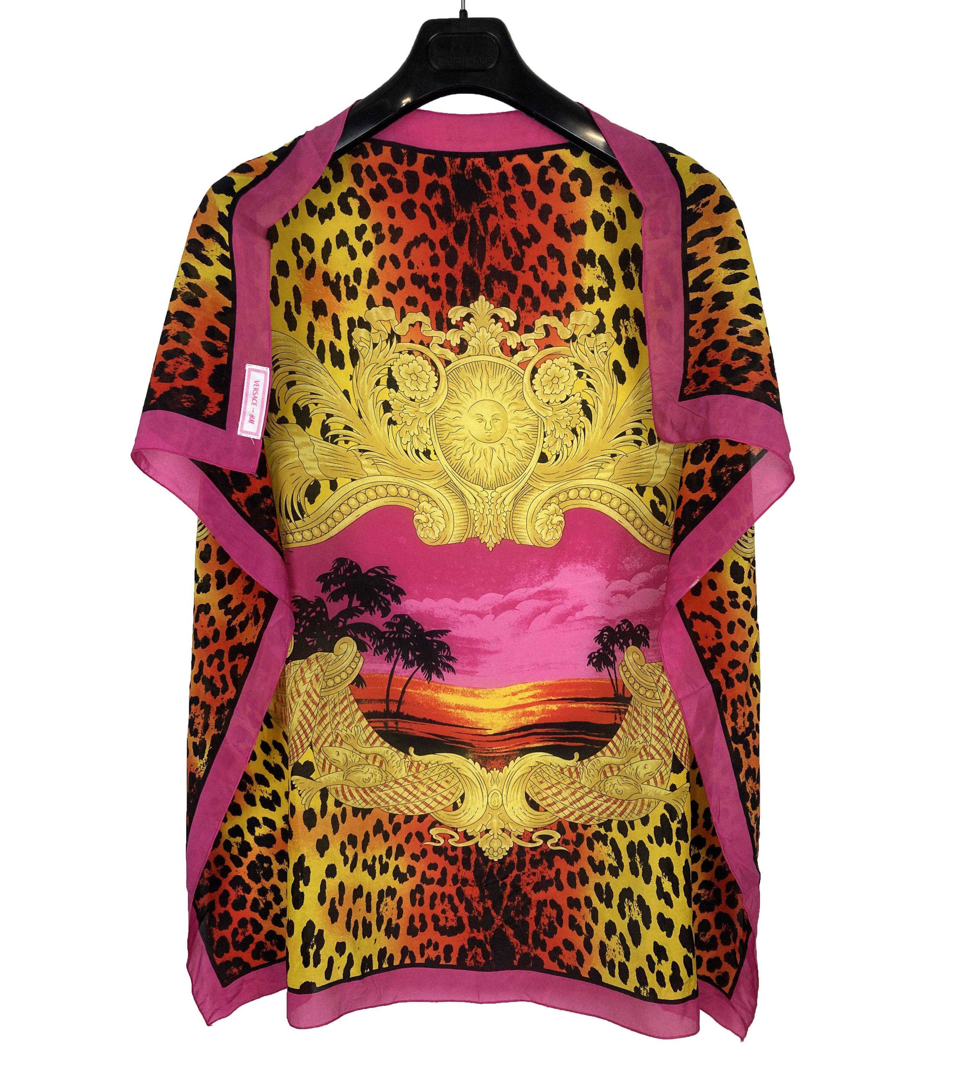 VERSACE for  レオパード柄 スカジャン L VERSACE for H&M レオパード柄 スカジャン L