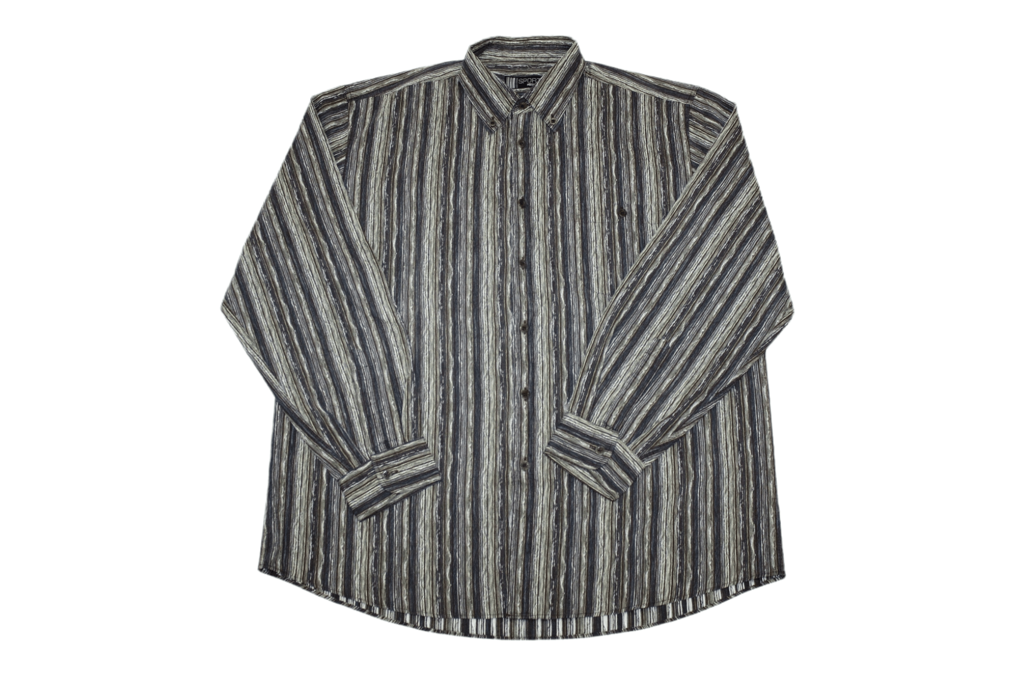 Missoni Vintage Missoni Sport Intarsia Stripes Casual Twill Shirt Size US XL / EU 56 / 4 - 1 Thumbnail