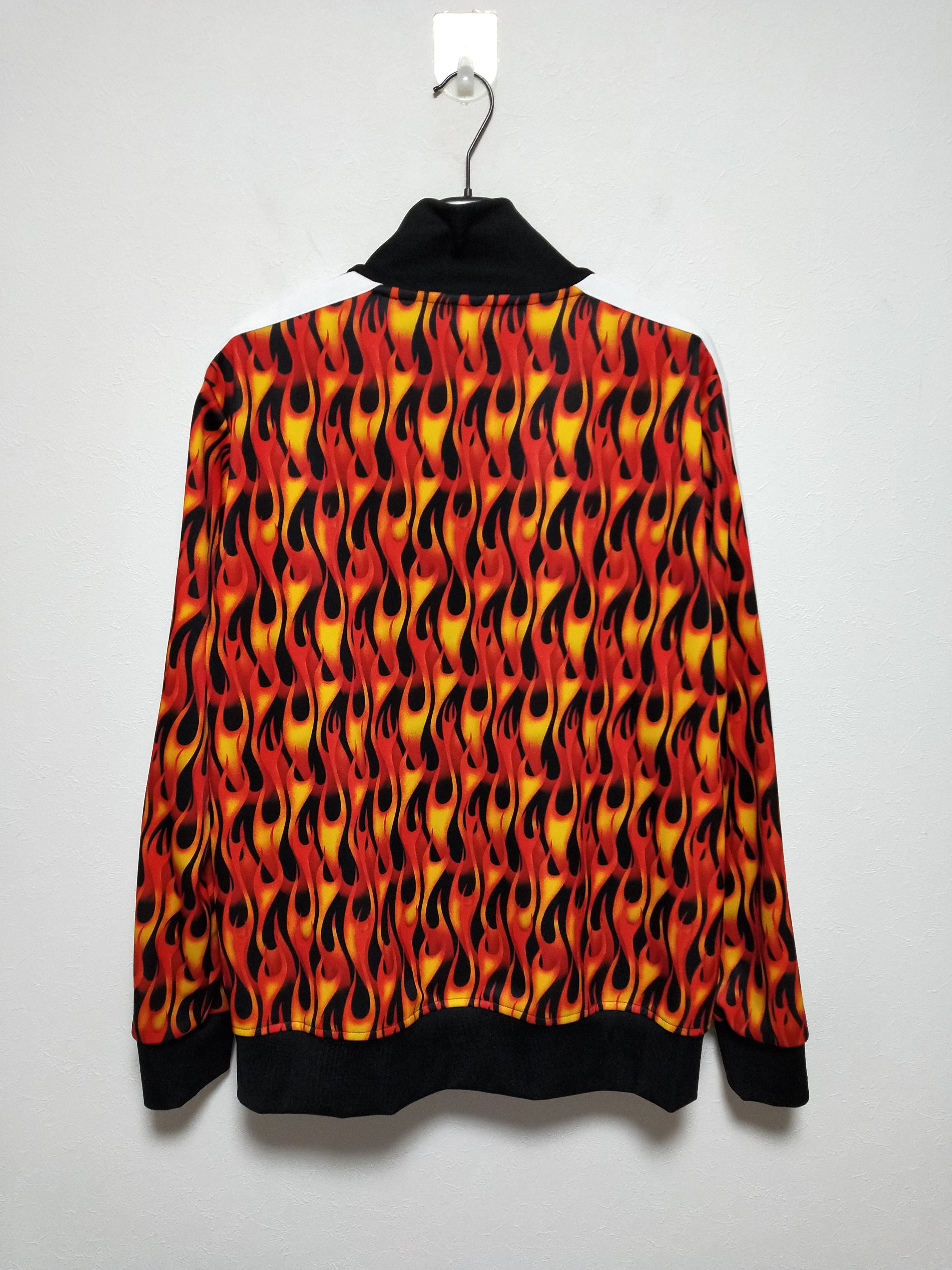 Palm Angels Burning Flames Track Jacket Size US XXL / EU 58 / 5 - 2 Thumbnail