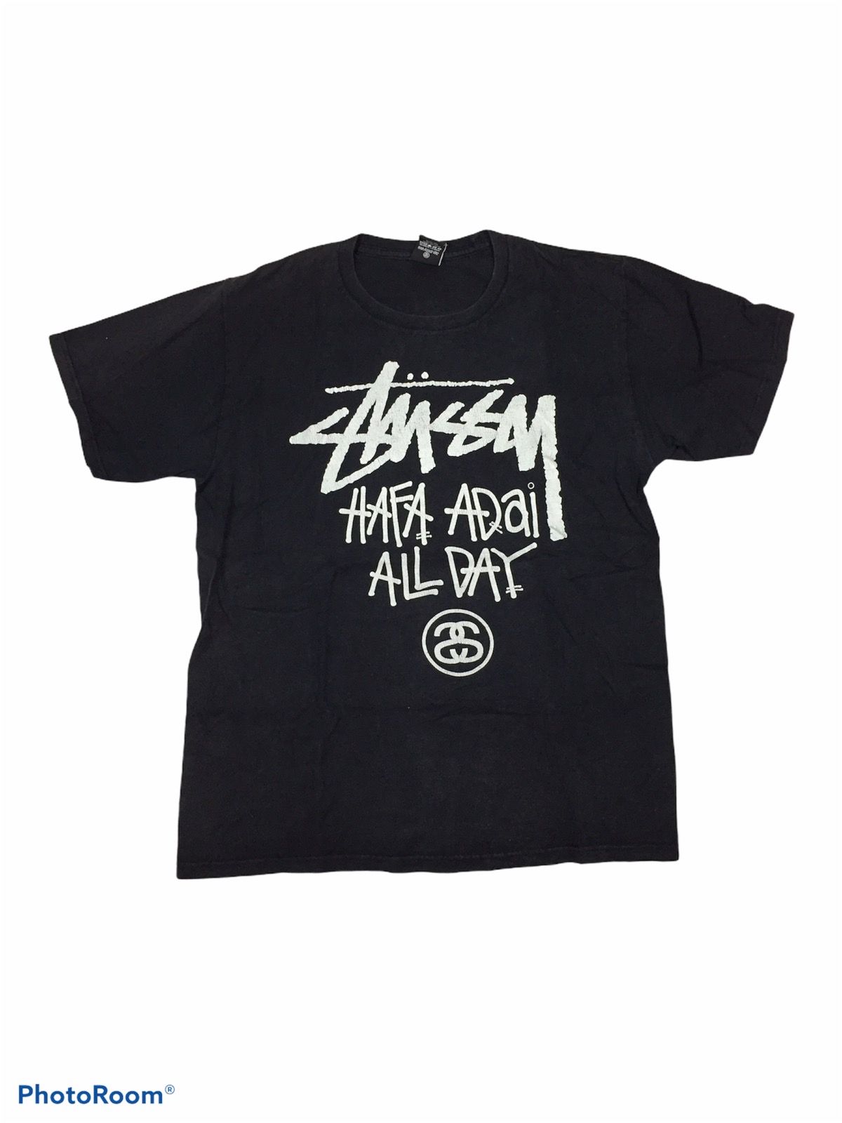 Pre-owned Stussy Kicks / Hi Guam T Shirt In Black