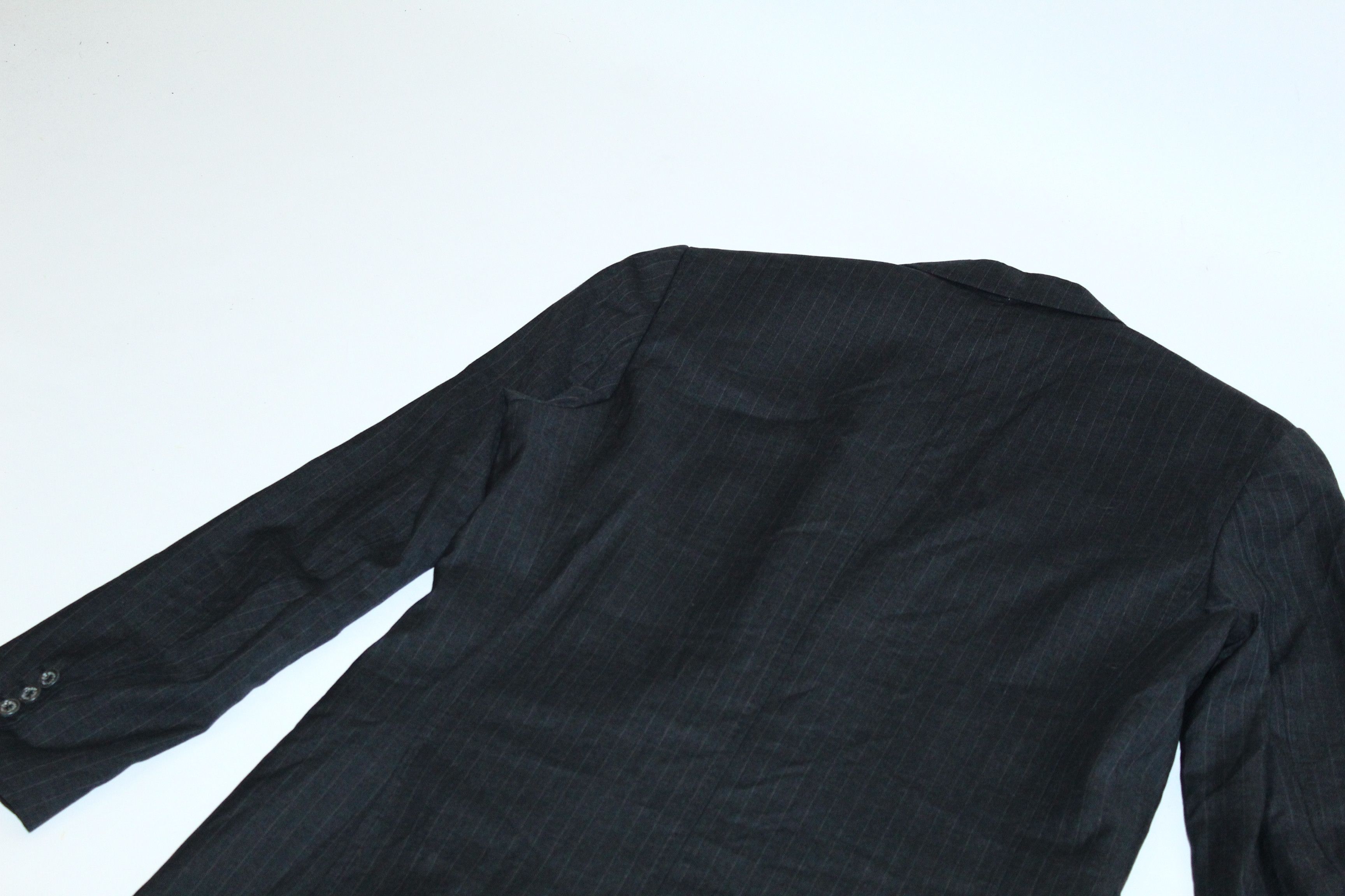 Dsquared2 Dsquared2 Slim Fit Pin Striped Charcoral Black Blazer Size US L / EU 52-54 / 3 - 13 Thumbnail