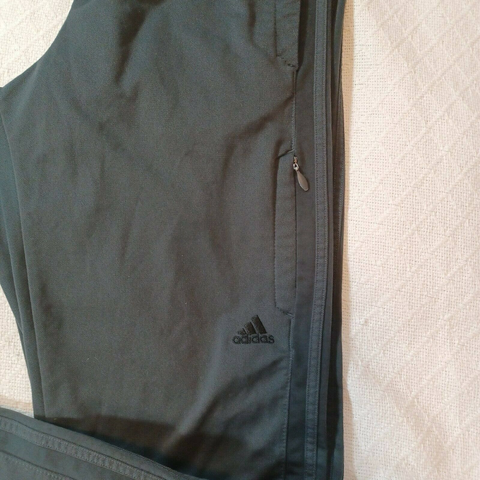 Adidas Men's ADIDAS Medium Sweatpants - Black, Pockets, Joggers Size US 32 / EU 48 - 3 Thumbnail