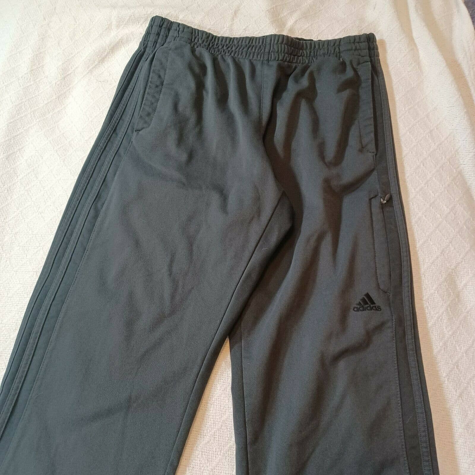 Adidas Men's ADIDAS Medium Sweatpants - Black, Pockets, Joggers Size US 32 / EU 48 - 7 Thumbnail