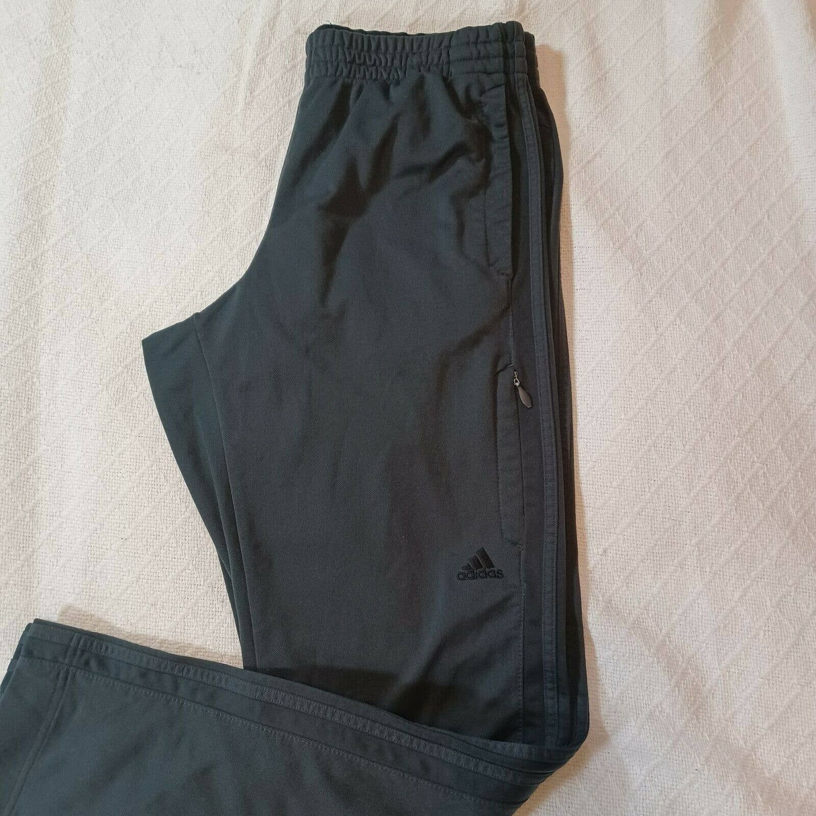 Adidas Men's ADIDAS Medium Sweatpants - Black, Pockets, Joggers Size US 32 / EU 48 - 2 Thumbnail