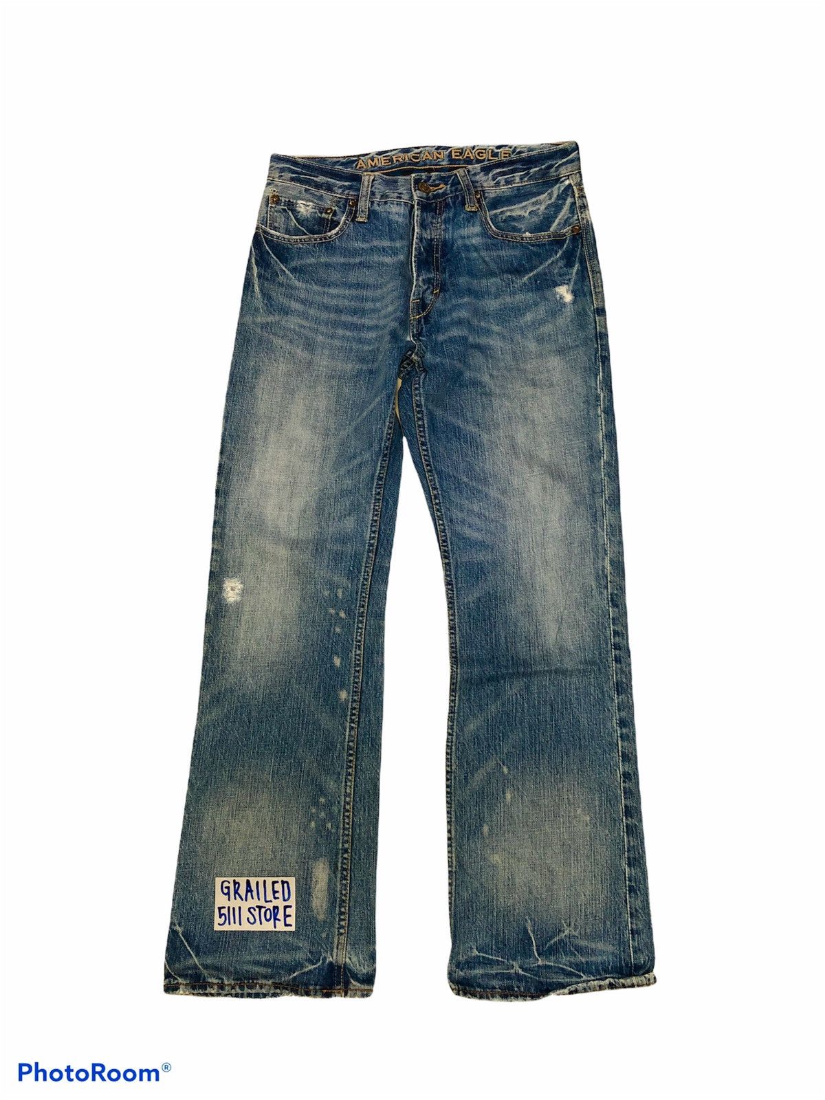 American Eagle Outfitters FLARE DENIM BY AMERICAN EAGLE Size US 33 - 1 Thumbnail
