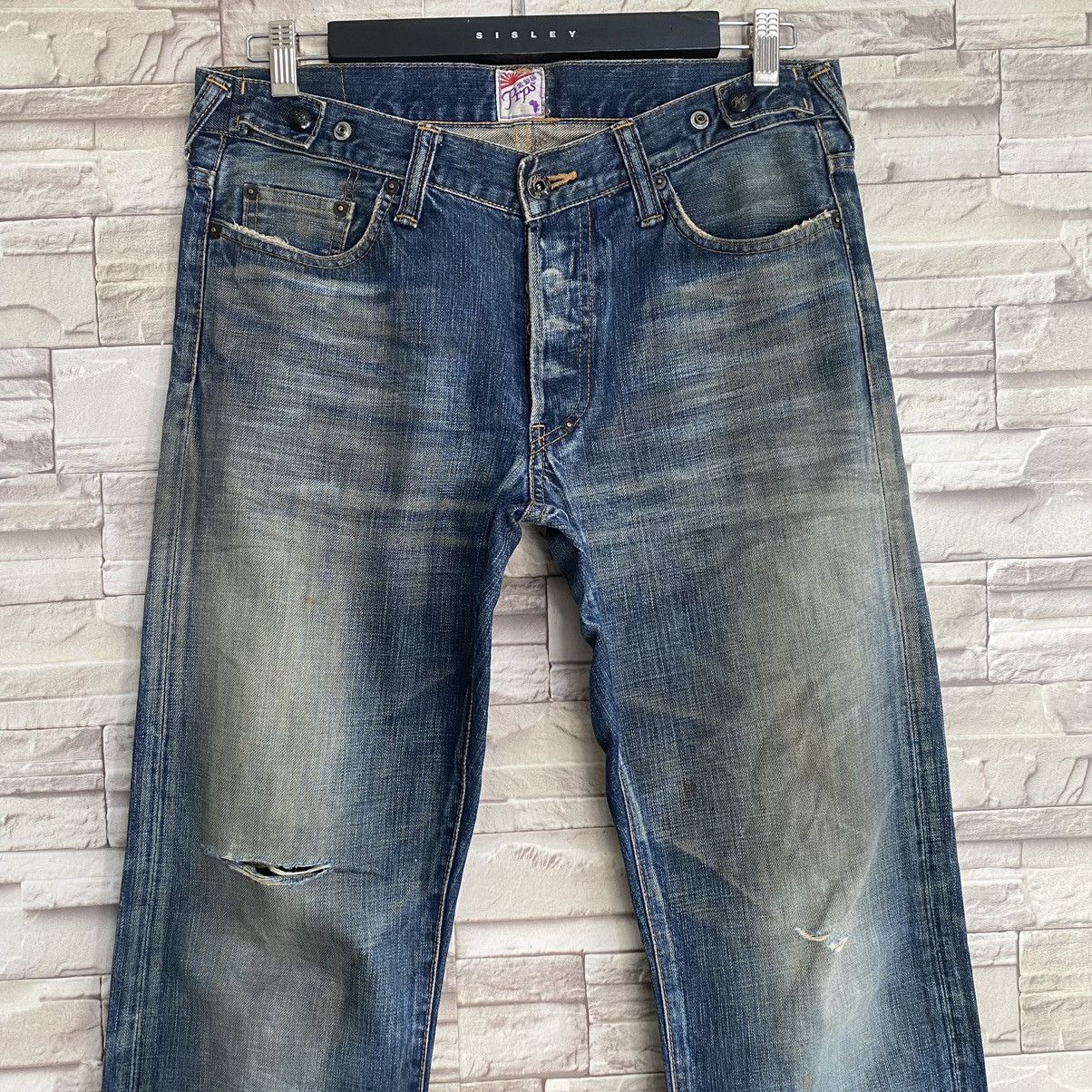 Prps Vintage PRPS Denim Distressed Jeans Size US 33 - 6 Thumbnail