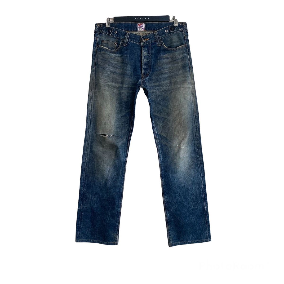 Prps Vintage PRPS Denim Distressed Jeans Size US 33 - 2 Thumbnail