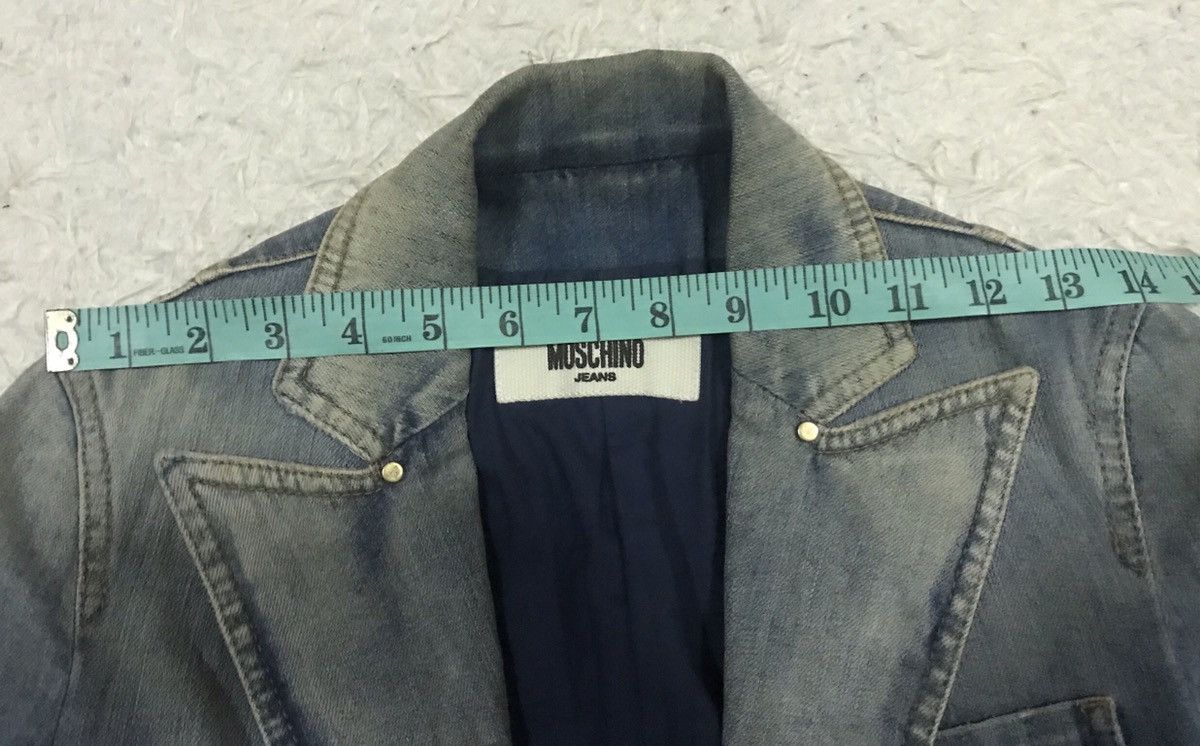 Moschino Moschino Denim Jacket Jeans Nice Design Size US XXS / EU 40 - 17 Thumbnail