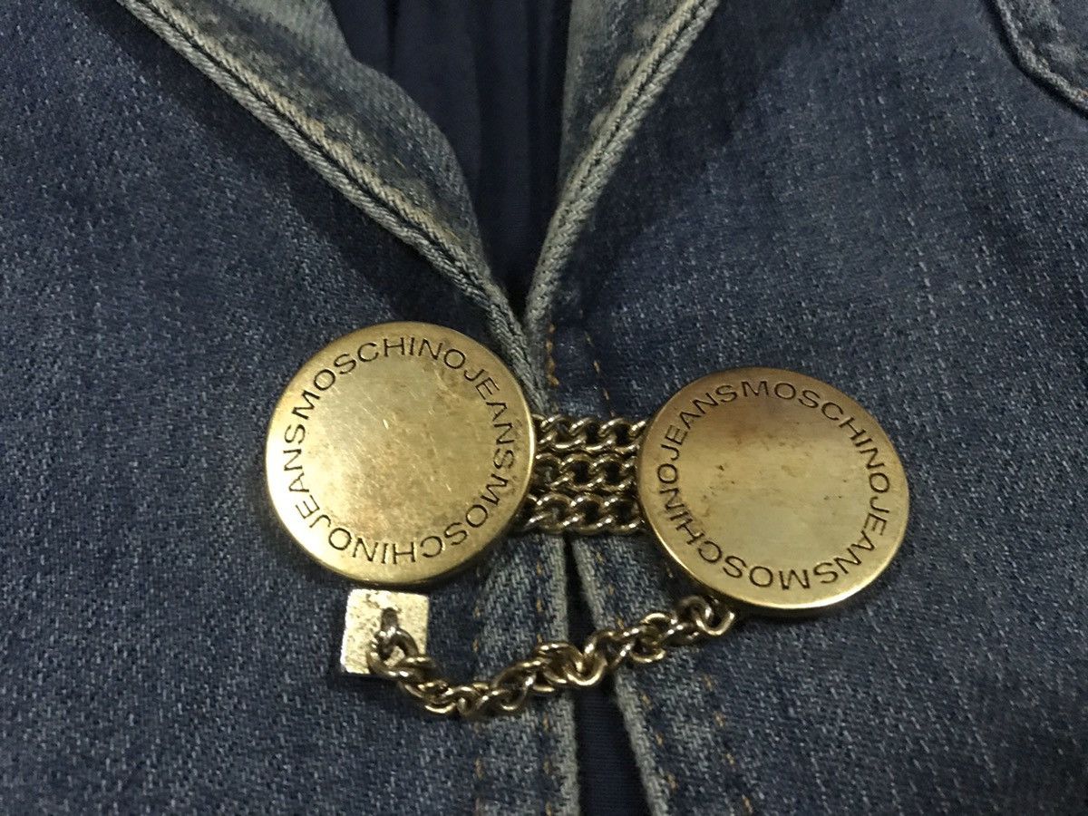 Moschino Moschino Denim Jacket Jeans Nice Design Size US XXS / EU 40 - 5 Thumbnail