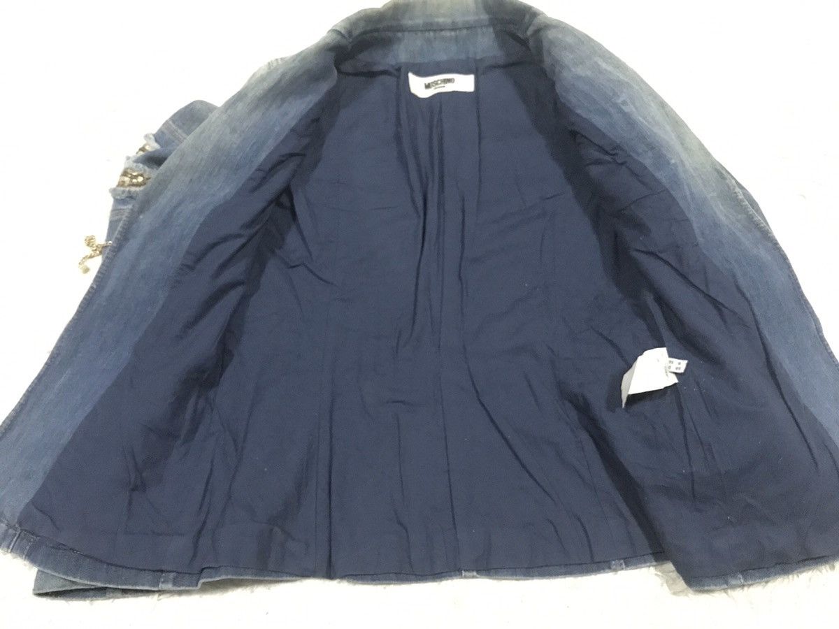 Moschino Moschino Denim Jacket Jeans Nice Design Size US XXS / EU 40 - 4 Thumbnail