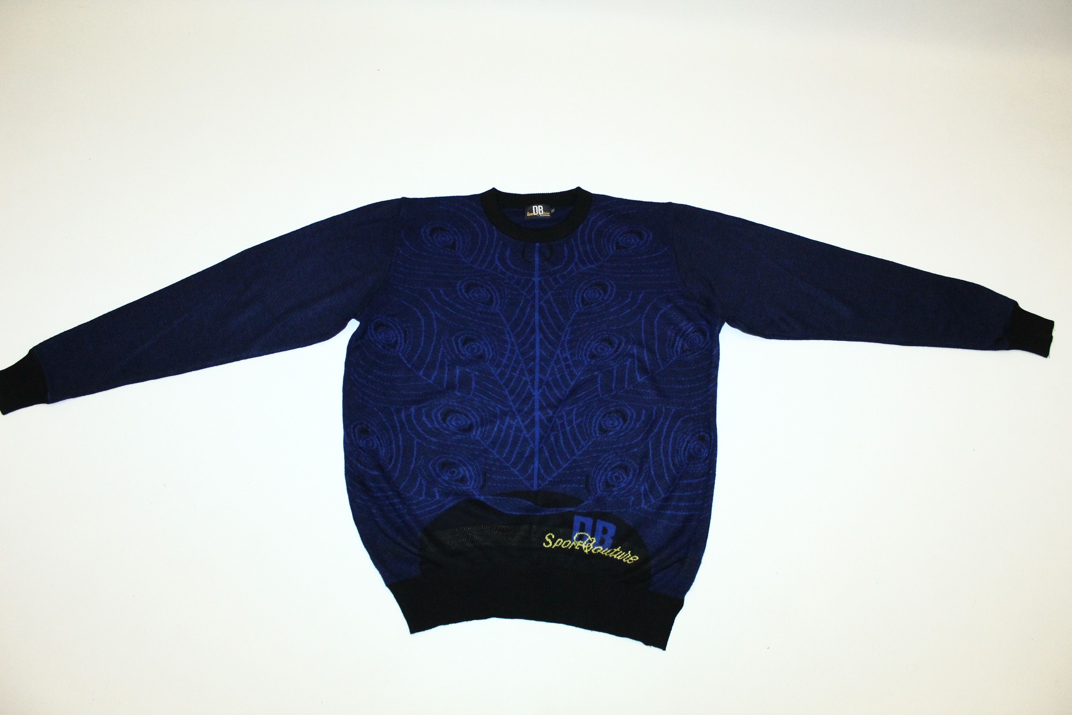 Dirk Bikkembergs Dirk Bikkembergs Sport Couture Abstract Pattern Sweater Size US M / EU 48-50 / 2 - 2 Thumbnail