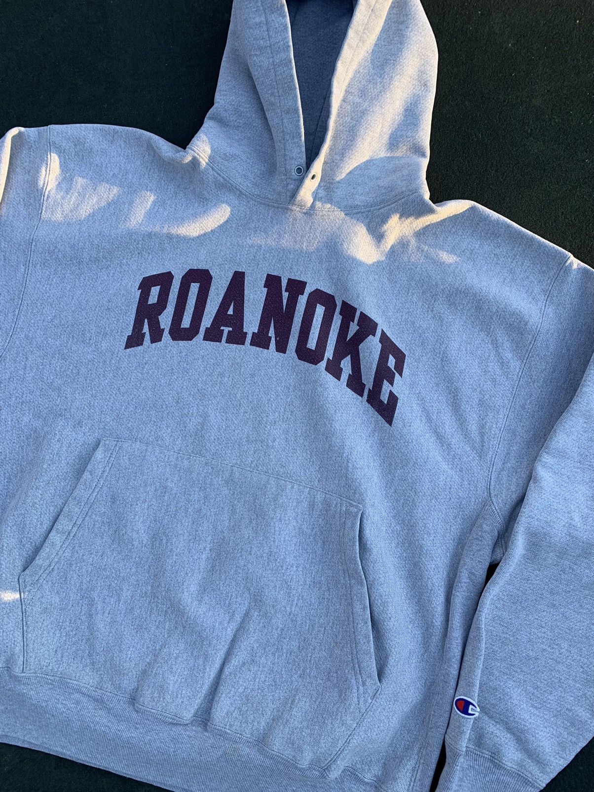 Champion Vintage Champion Roanoke College Reverse Weave Hoodie Size US XL / EU 56 / 4 - 2 Thumbnail