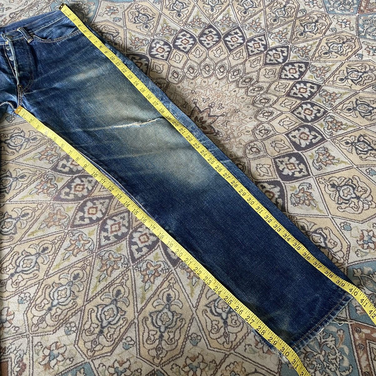 Evisu Vintage Evisu Distressed Denim Selvedge Jeans 30x30 Size US 30 / EU 46 - 24 Thumbnail