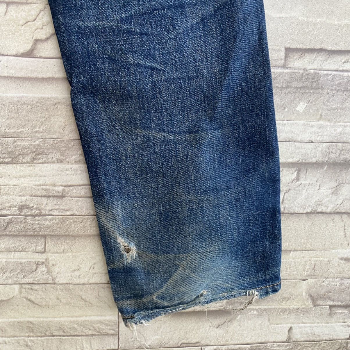 Evisu Vintage Evisu Distressed Denim Selvedge Jeans 30x30 Size US 30 / EU 46 - 15 Thumbnail