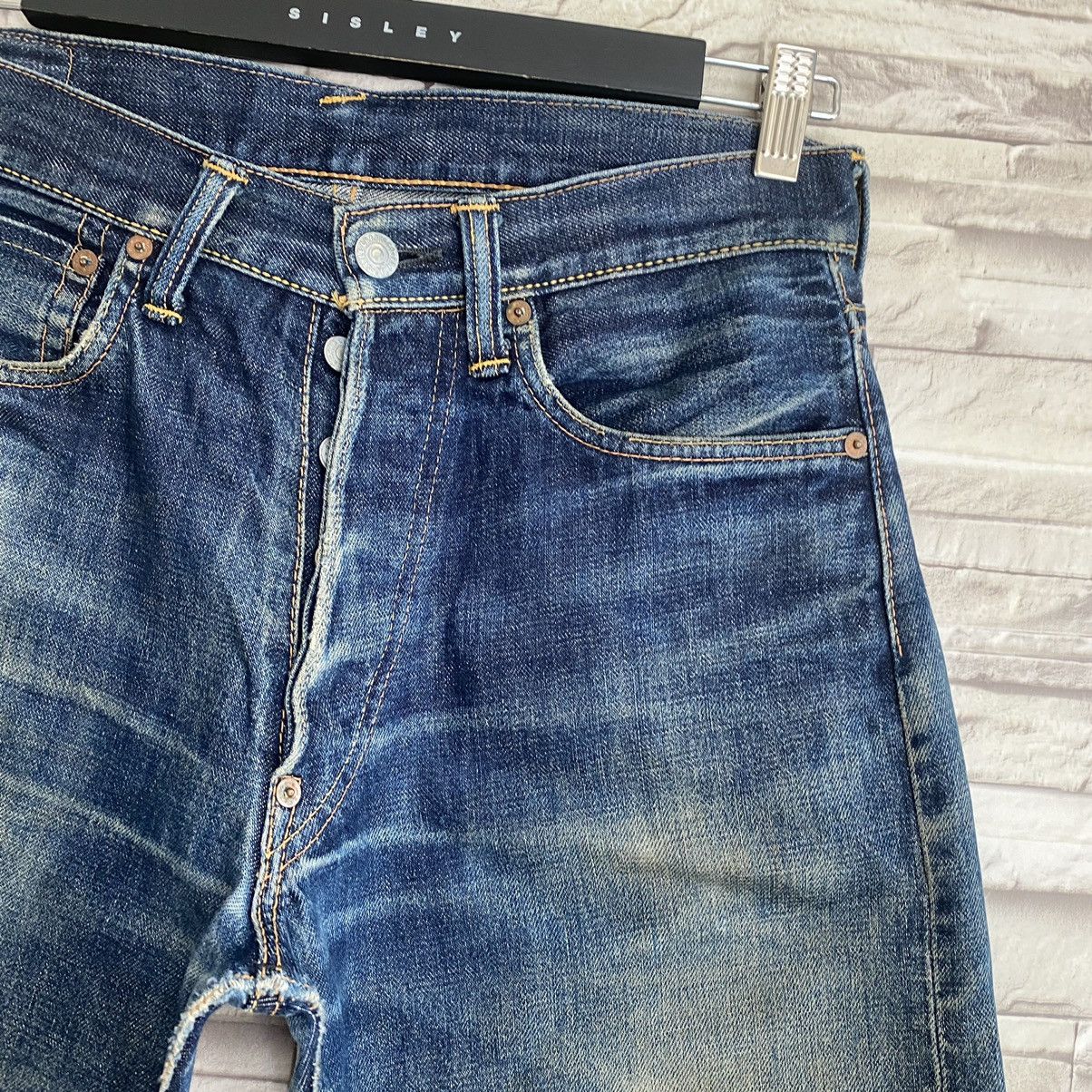 Evisu Vintage Evisu Distressed Denim Selvedge Jeans 30x30 Size US 30 / EU 46 - 7 Thumbnail