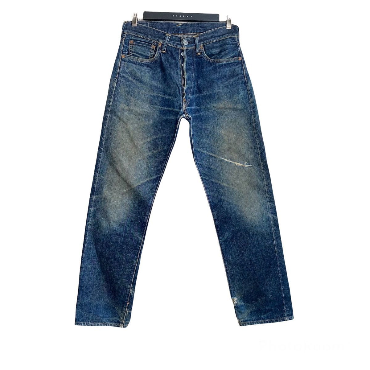 Evisu Vintage Evisu Distressed Denim Selvedge Jeans 30x30 Size US 30 / EU 46 - 1 Thumbnail