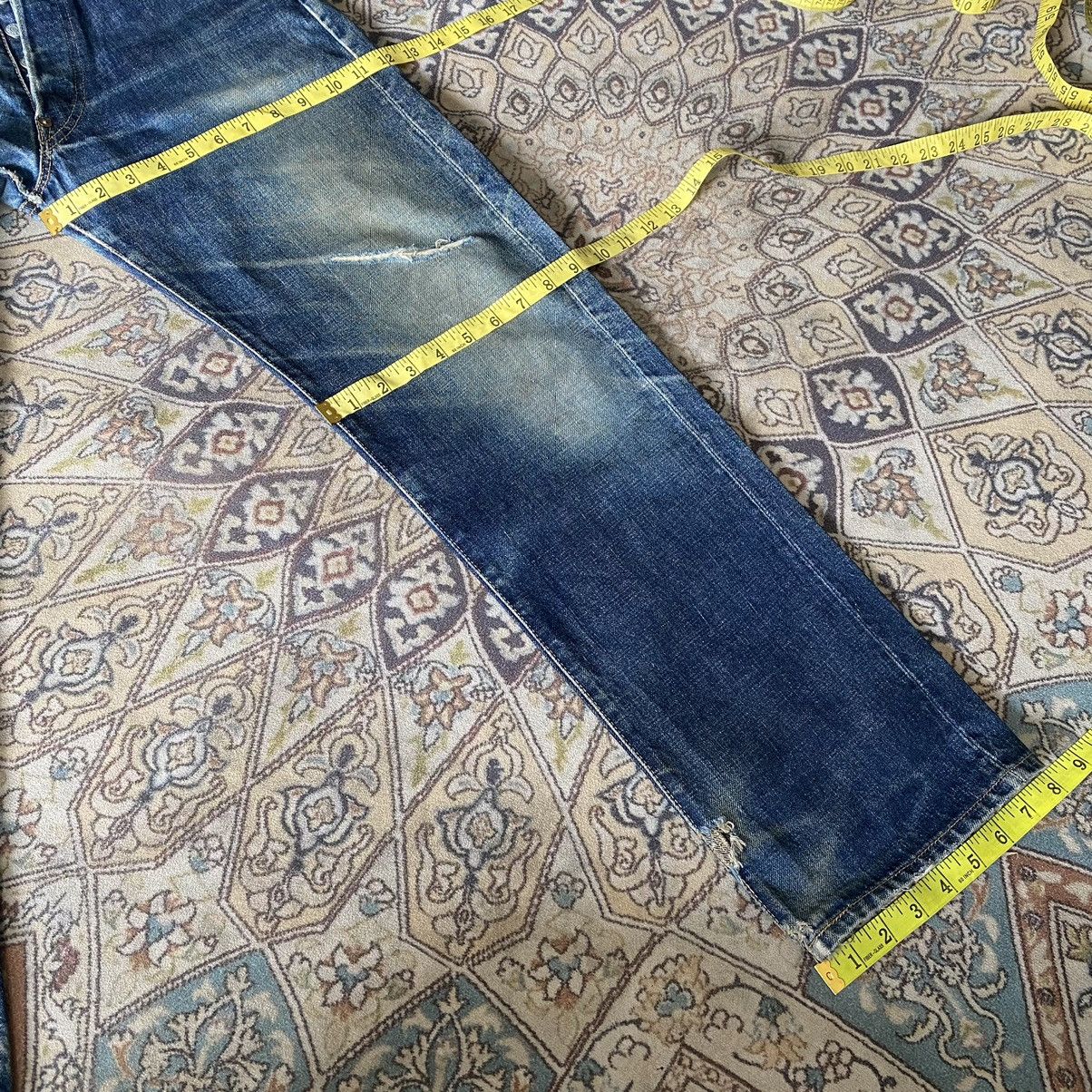 Evisu Vintage Evisu Distressed Denim Selvedge Jeans 30x30 Size US 30 / EU 46 - 25 Thumbnail