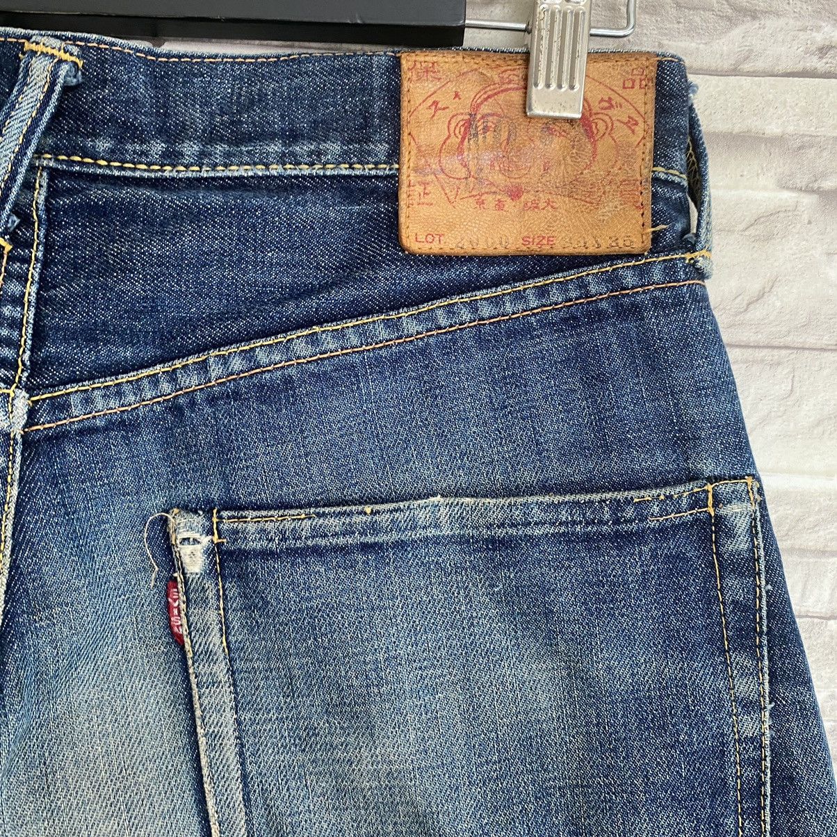 Evisu Vintage Evisu Distressed Denim Selvedge Jeans 30x30 Size US 30 / EU 46 - 16 Thumbnail