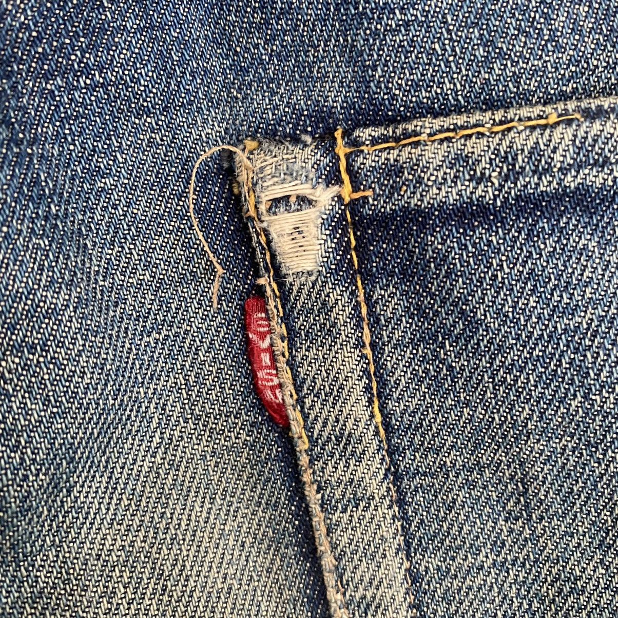 Evisu Vintage Evisu Distressed Denim Selvedge Jeans 30x30 Size US 30 / EU 46 - 17 Thumbnail