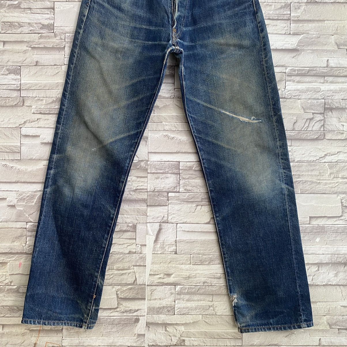 Evisu Vintage Evisu Distressed Denim Selvedge Jeans 30x30 Size US 30 / EU 46 - 5 Thumbnail