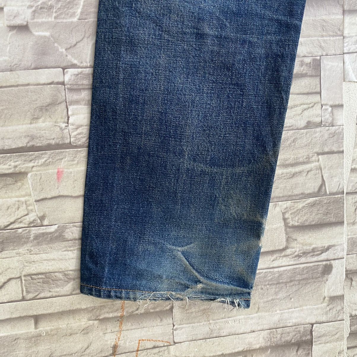 Evisu Vintage Evisu Distressed Denim Selvedge Jeans 30x30 Size US 30 / EU 46 - 14 Thumbnail