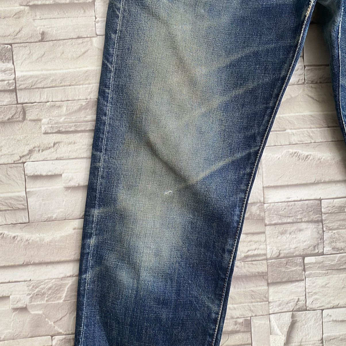 Evisu Vintage Evisu Distressed Denim Selvedge Jeans 30x30 Size US 30 / EU 46 - 9 Thumbnail