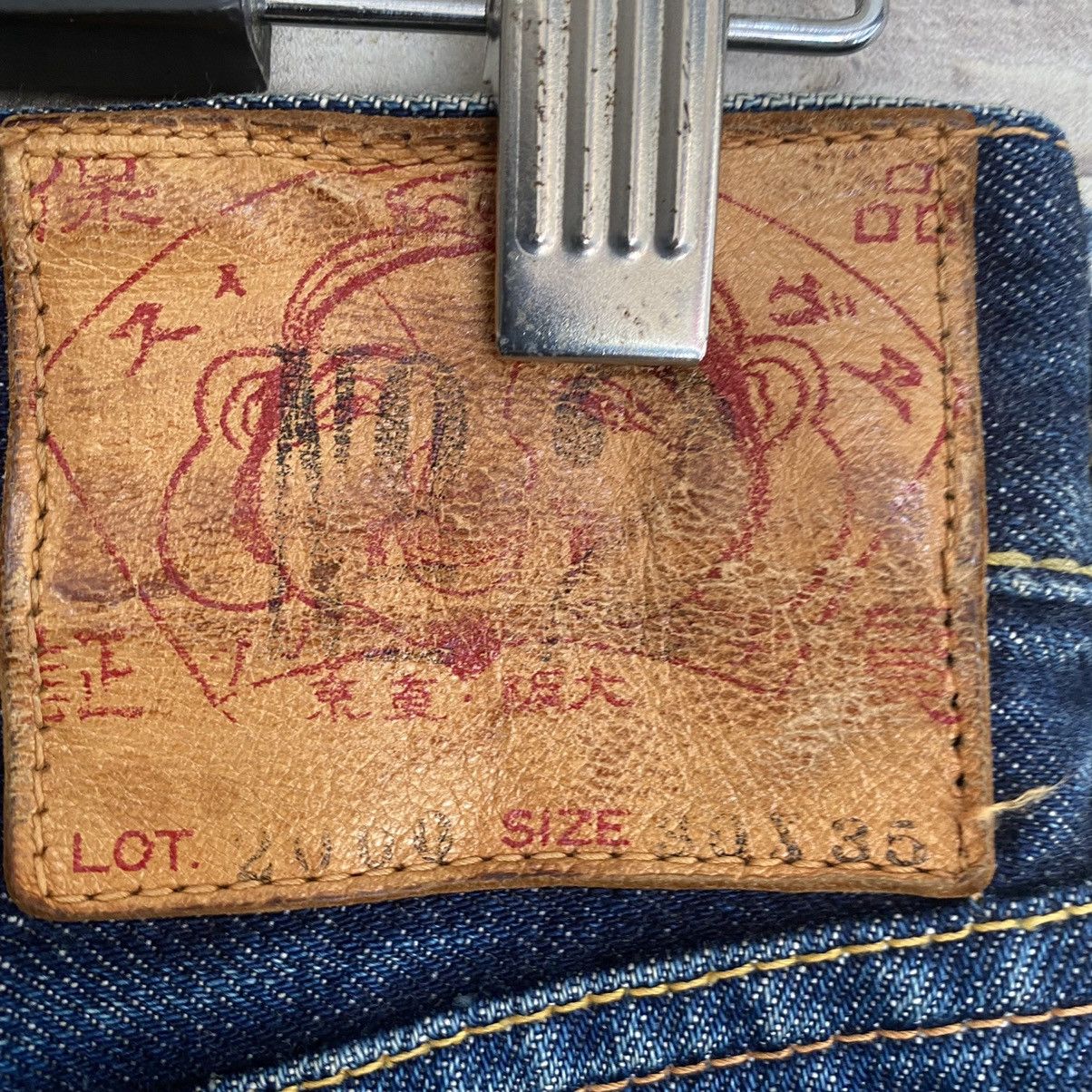 Evisu Vintage Evisu Distressed Denim Selvedge Jeans 30x30 Size US 30 / EU 46 - 18 Thumbnail