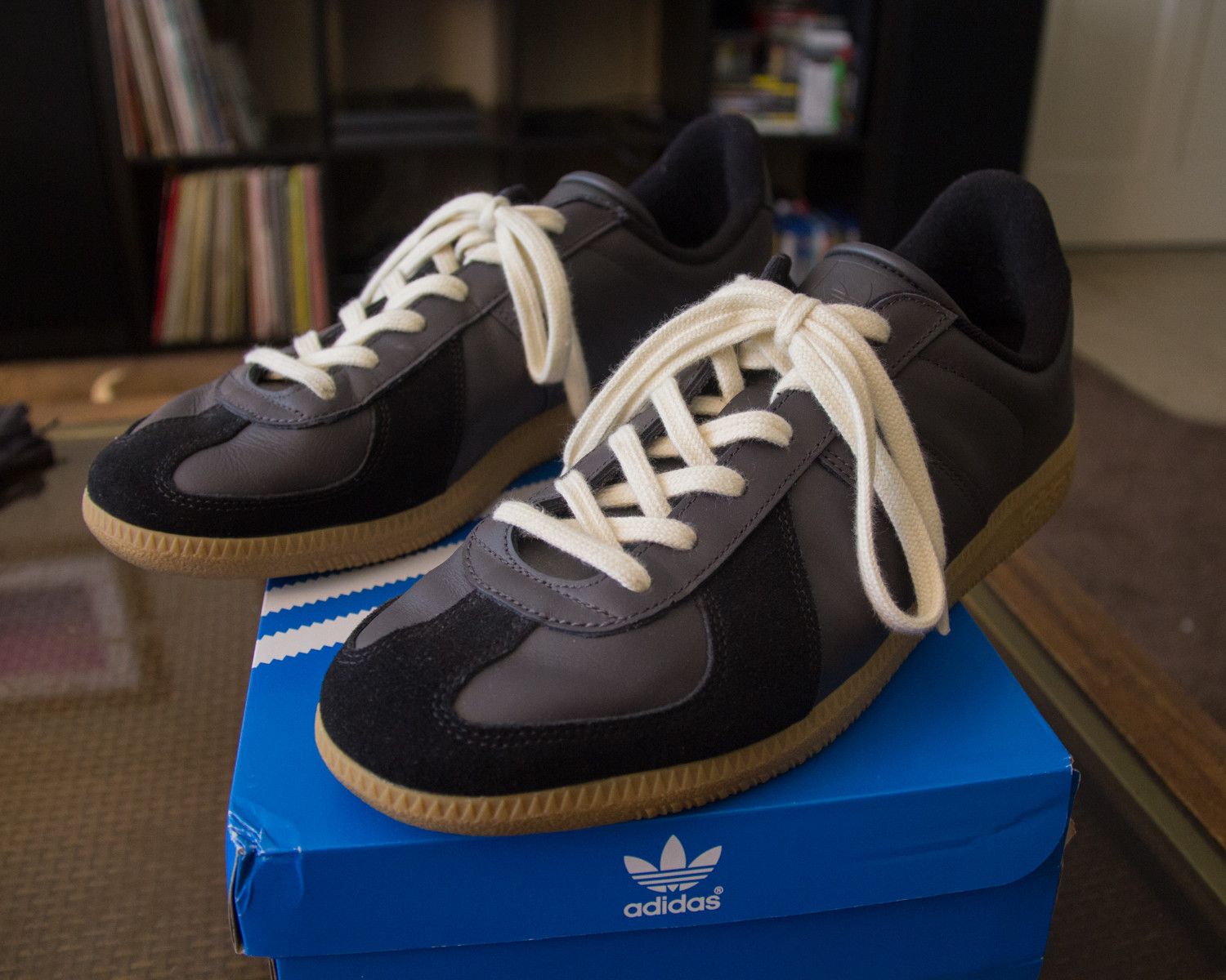 adidas gazelle silver green womens Adidas BW Army Lux Shoes - Core Black/Gum