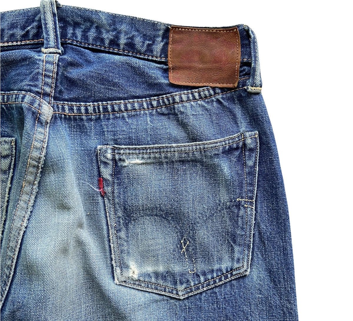 Full Count & Co. Vintage Full Count Selvedge Denim Jeans Size US 30 / EU 46 - 7 Thumbnail