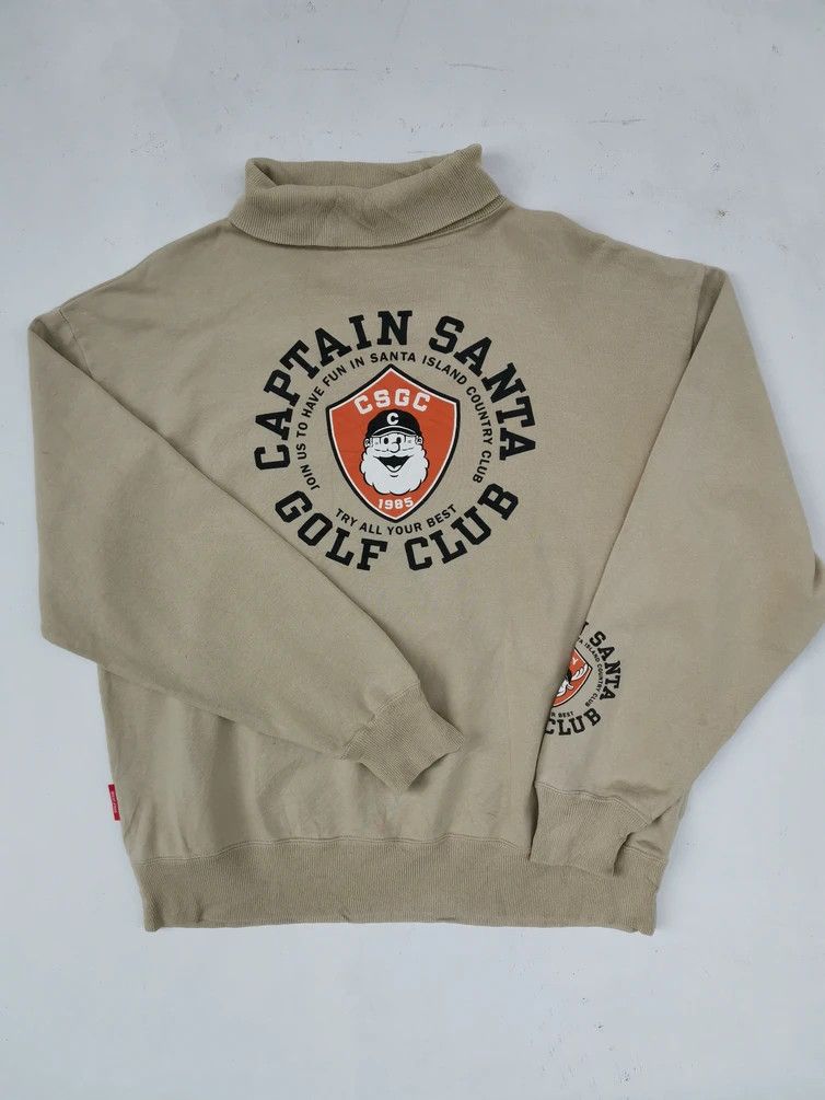 Japanese Brand Vintage Captain Santa Golf Club Big Logo Sweatshirt Size US M / EU 48-50 / 2 - 1 Thumbnail