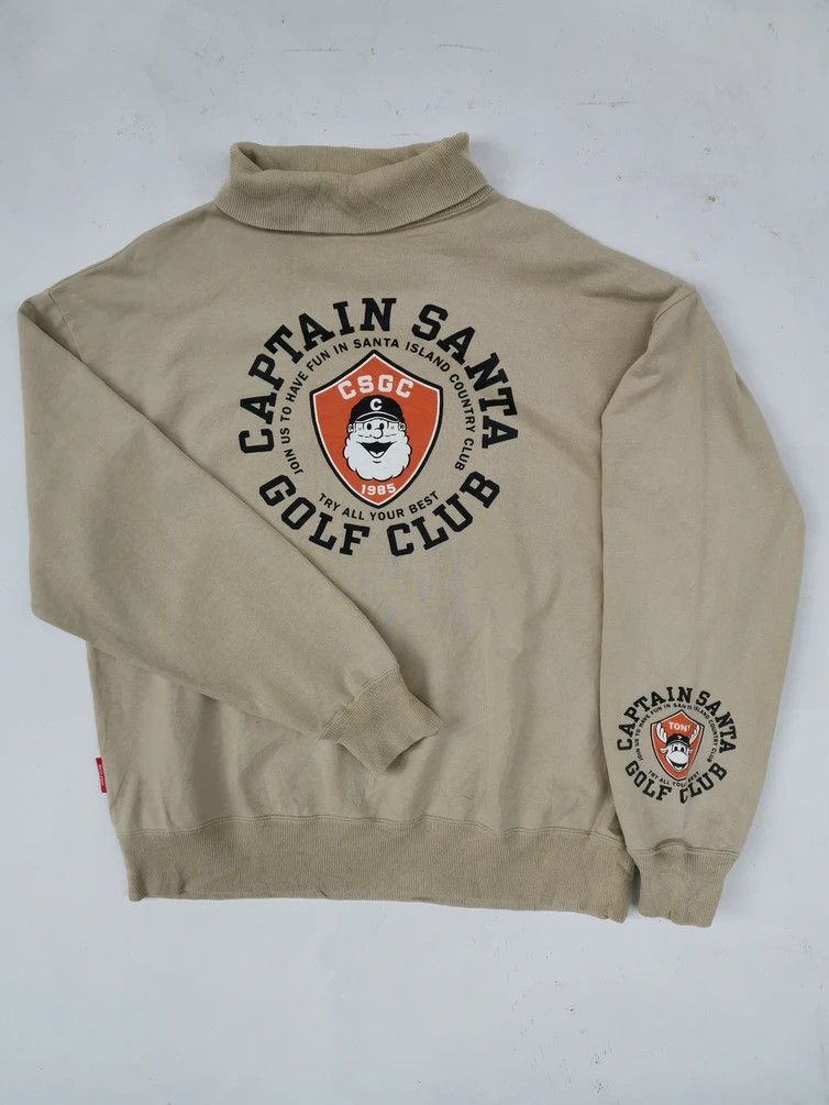 Japanese Brand Vintage Captain Santa Golf Club Big Logo Sweatshirt Size US M / EU 48-50 / 2 - 4 Thumbnail
