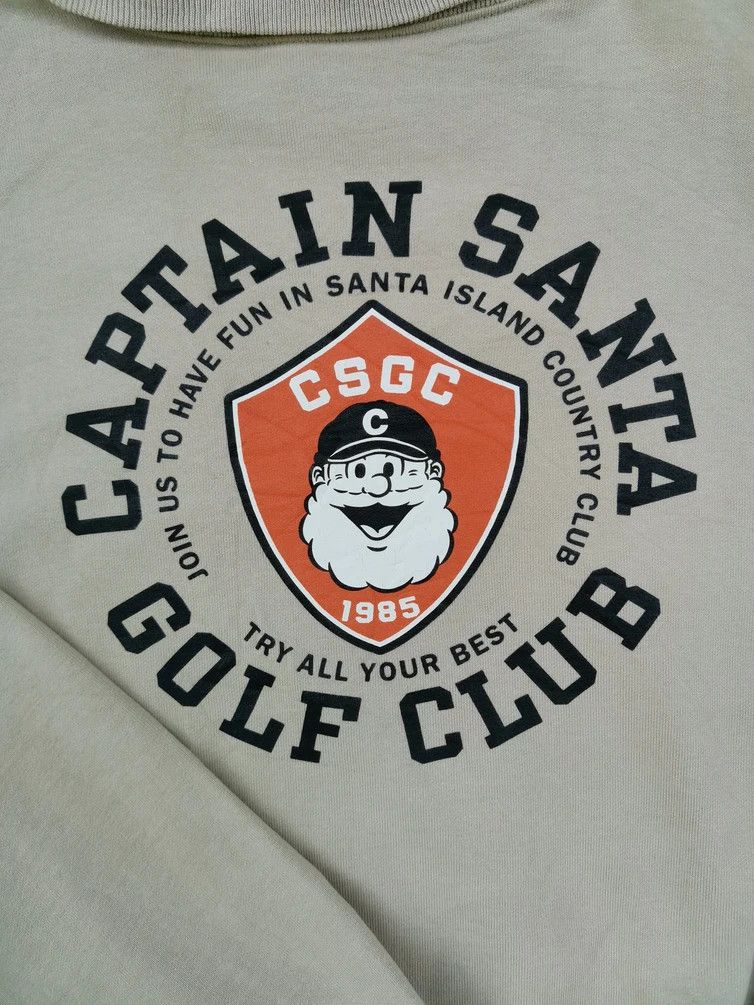 Japanese Brand Vintage Captain Santa Golf Club Big Logo Sweatshirt Size US M / EU 48-50 / 2 - 3 Thumbnail