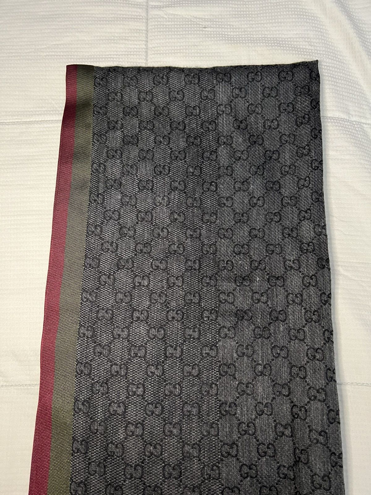 Gucci Gucci Silk/Cashmere Scarf Size ONE SIZE - 2 Thumbnail