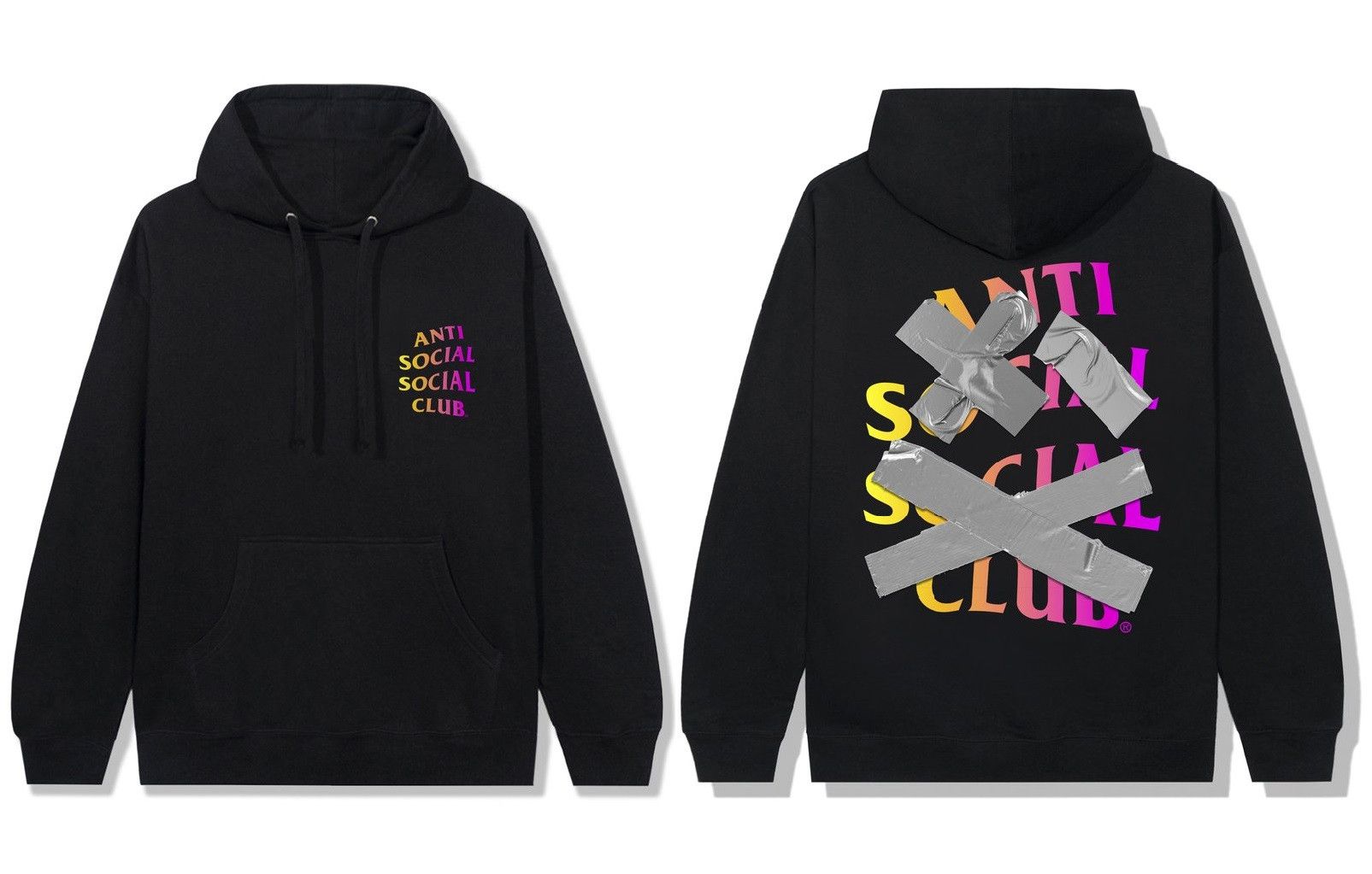 Anti Social Social Club DS ASSC Cancelled Again Black Hoodie FTP FOG CDG BAPE KITH Size US M / EU 48-50 / 2 - 1 Thumbnail