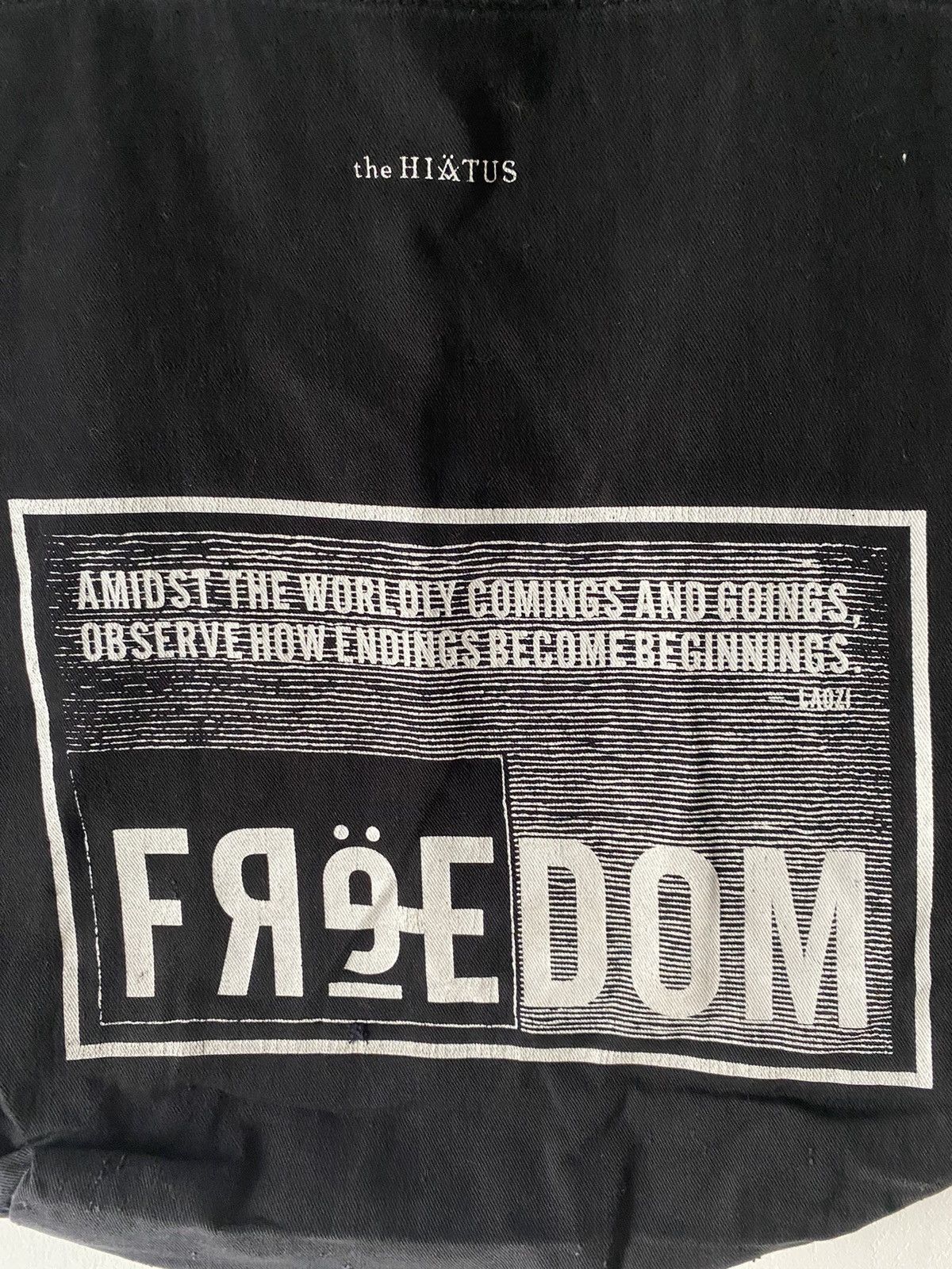 Comme des Garcons × Mister Freedom × Vintage THE HIATUS FREEDOM totel bags by Laozi design rare Size ONE SIZE - 5 Thumbnail