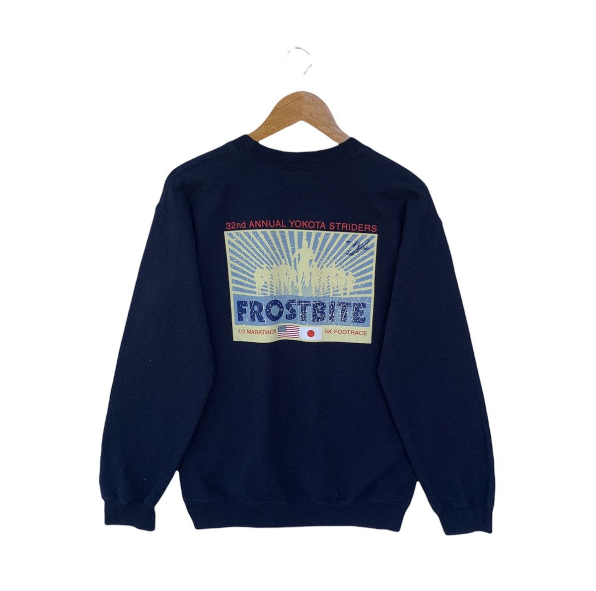Vintage Yokota Striders Frostbite Marathon Sweatshirt