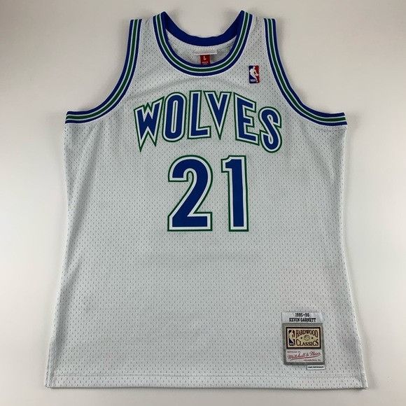 Maillot Authentique NBA Kevin Garnett Minnesota Timberwolves - Mitchell & Ness Taille XL